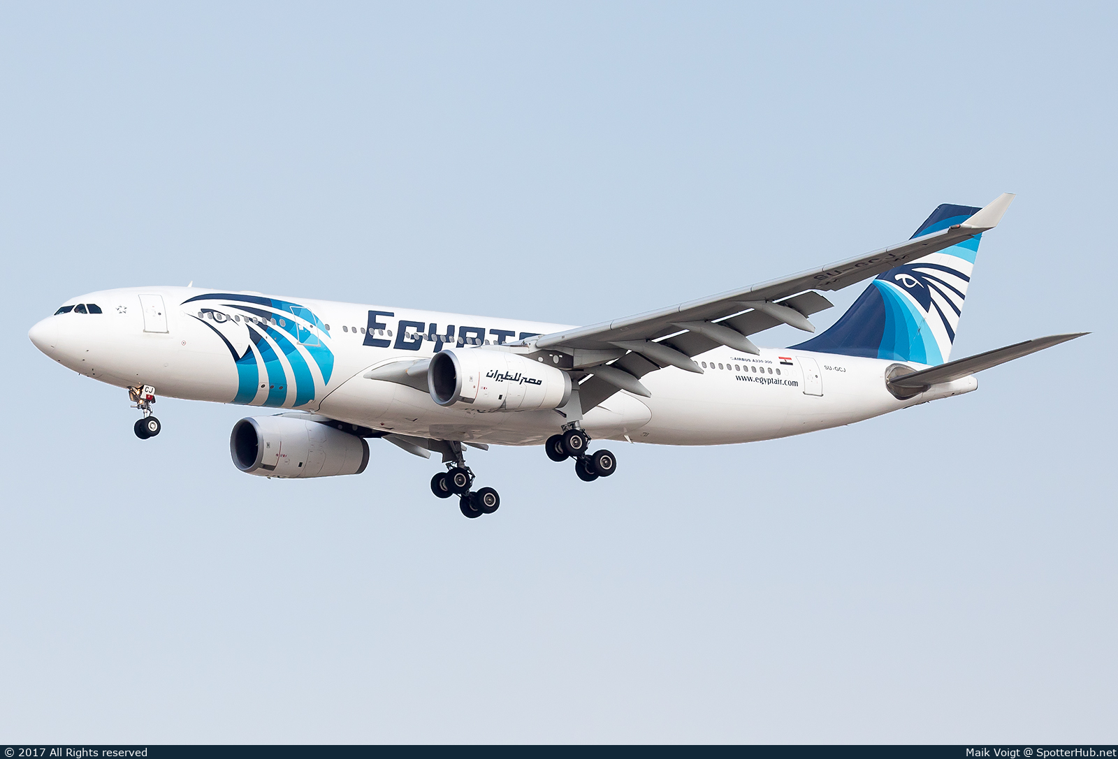 Photo of SU-GCJ - Airbus A330-243 operated by Egyptair
