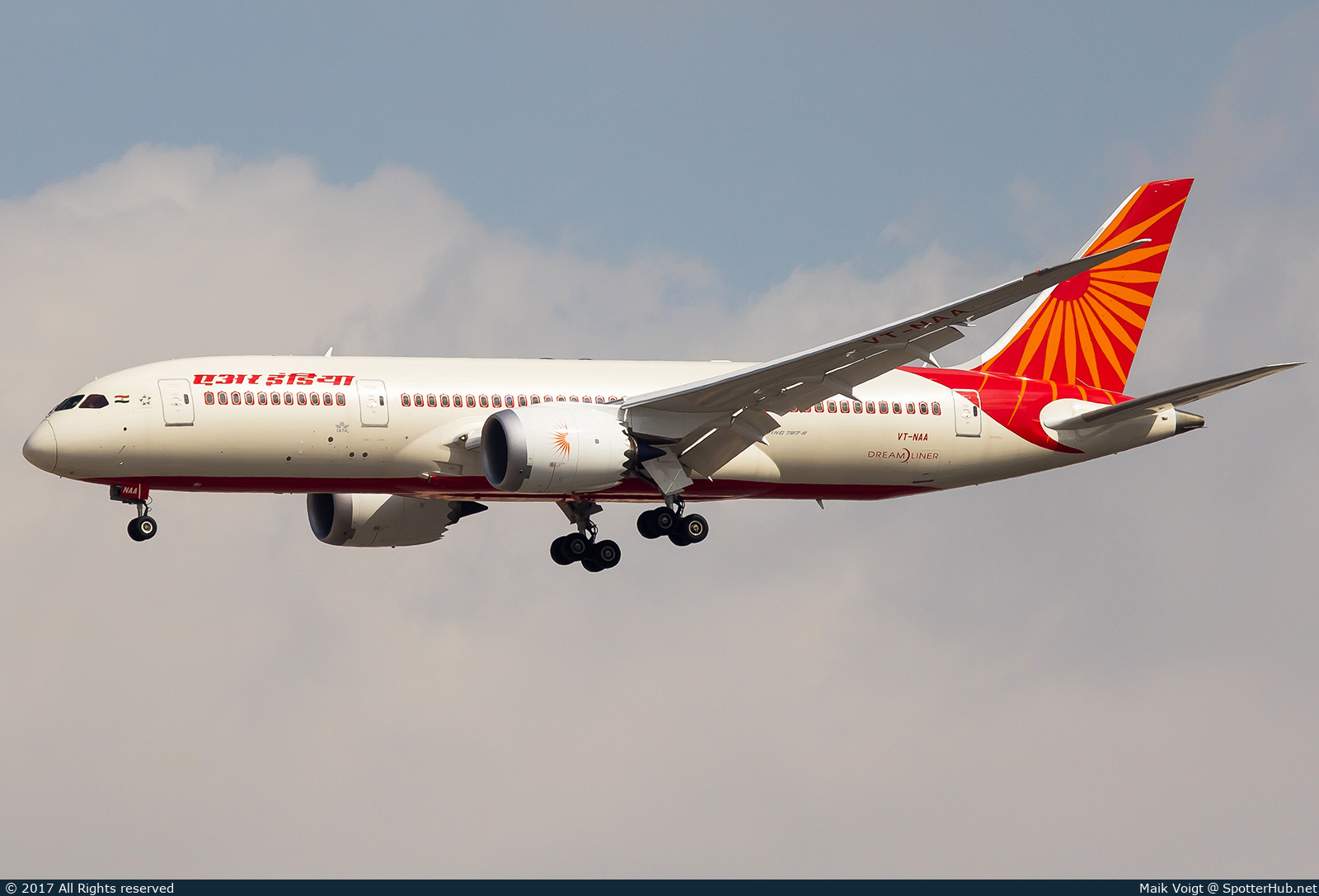 Photo of VT-NAA - Boeing 787-8 Dreamliner operated by Air India