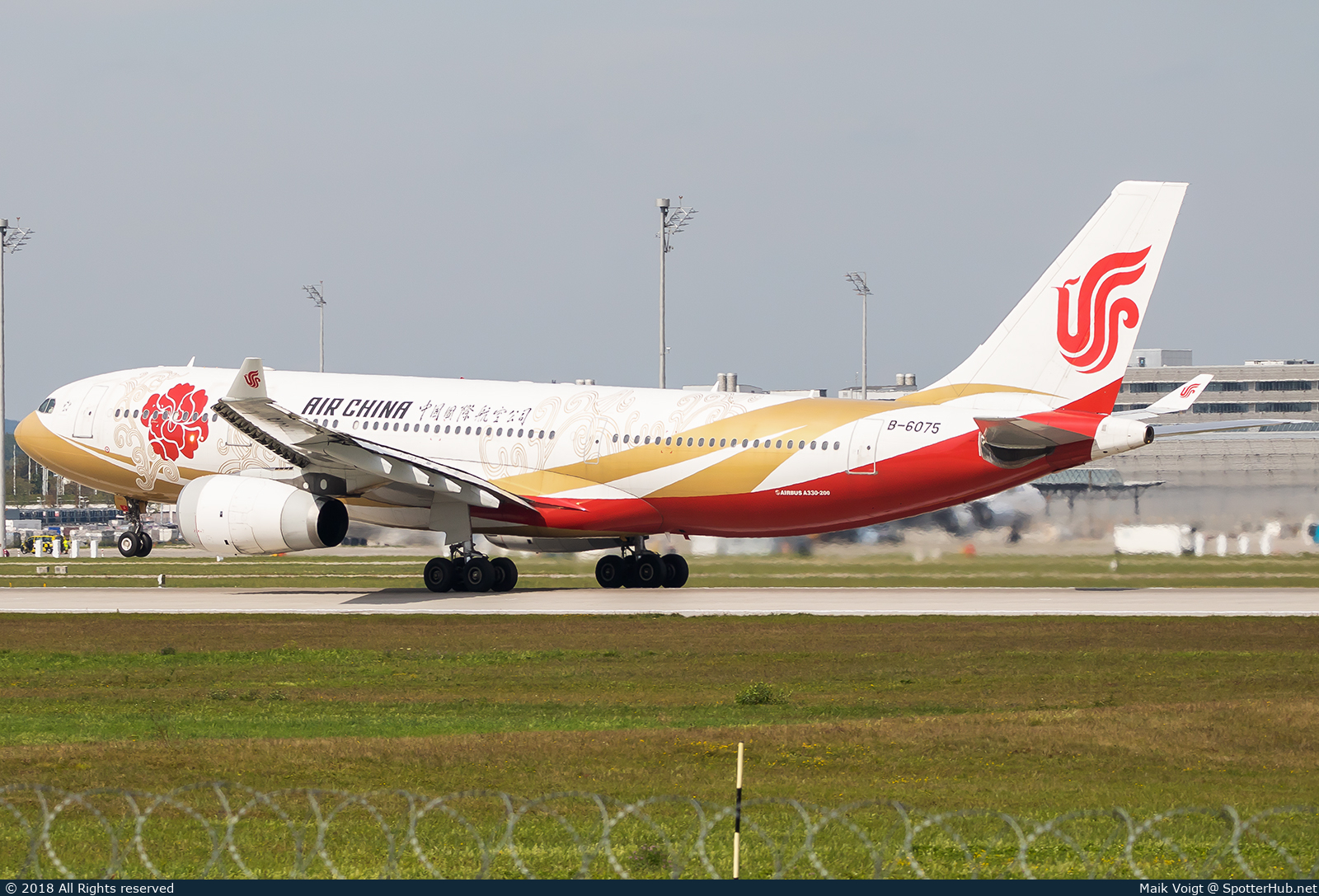 Photo of B-6075 - Airbus A330-243 operated by Air China