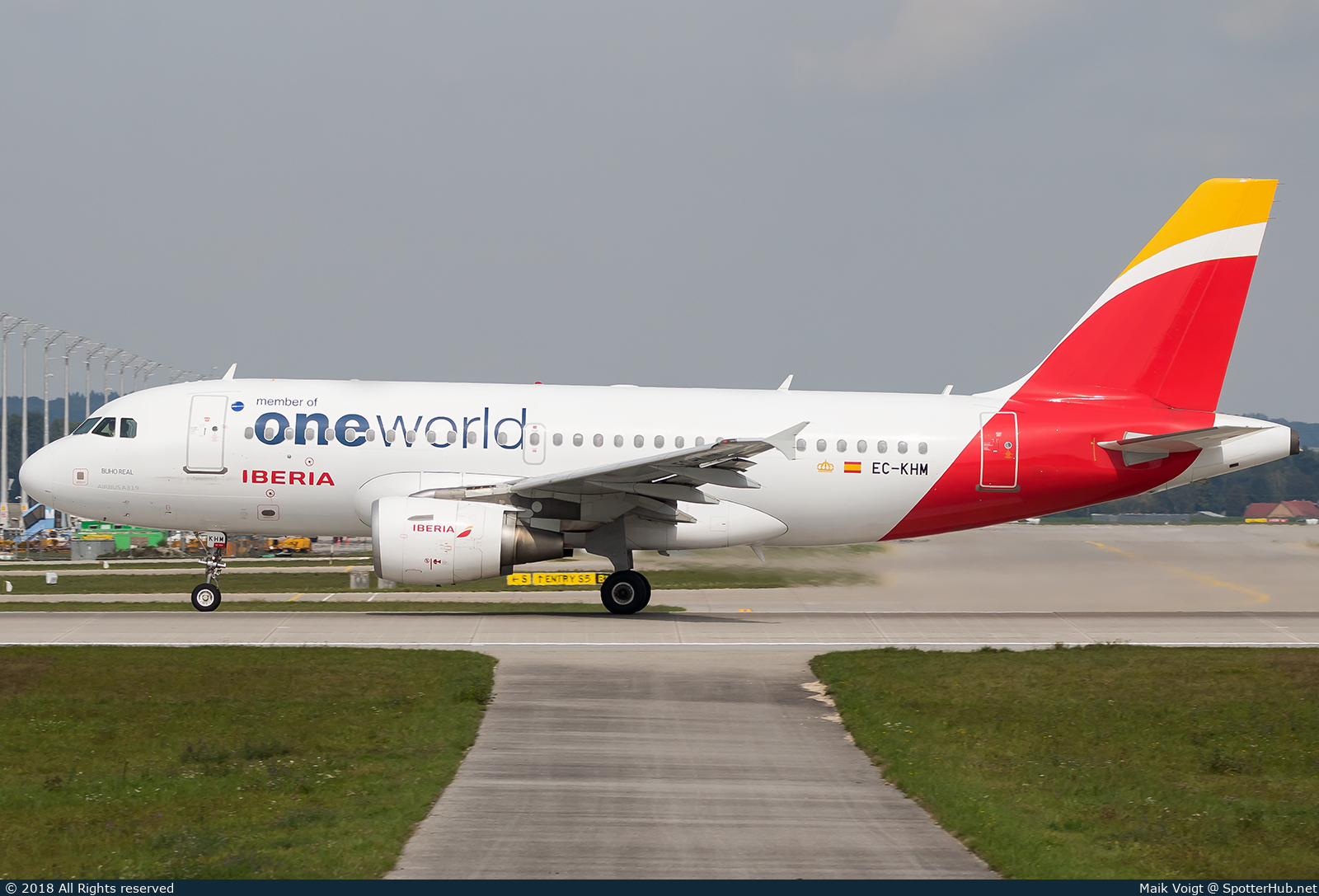 Photo of EC-KHM - Airbus A319-111 operated by Iberia
