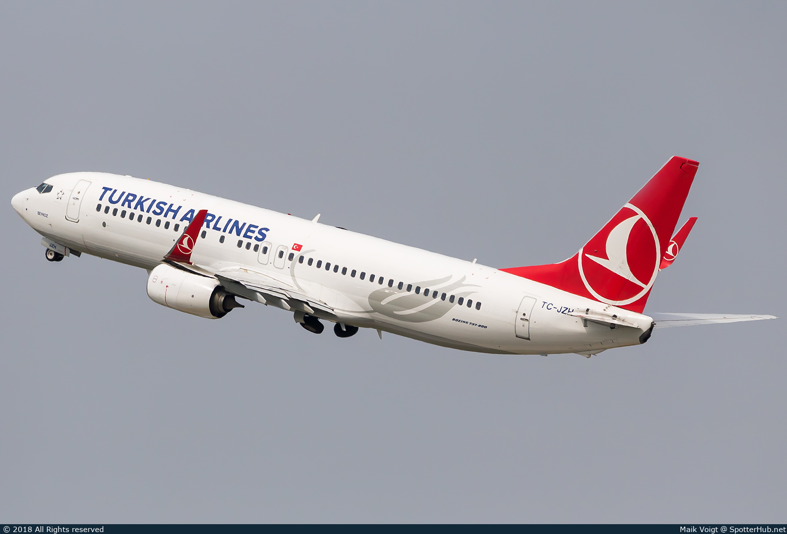 Photo of TC-JZH - Boeing 737-8F2 operated by Turkish Airlines