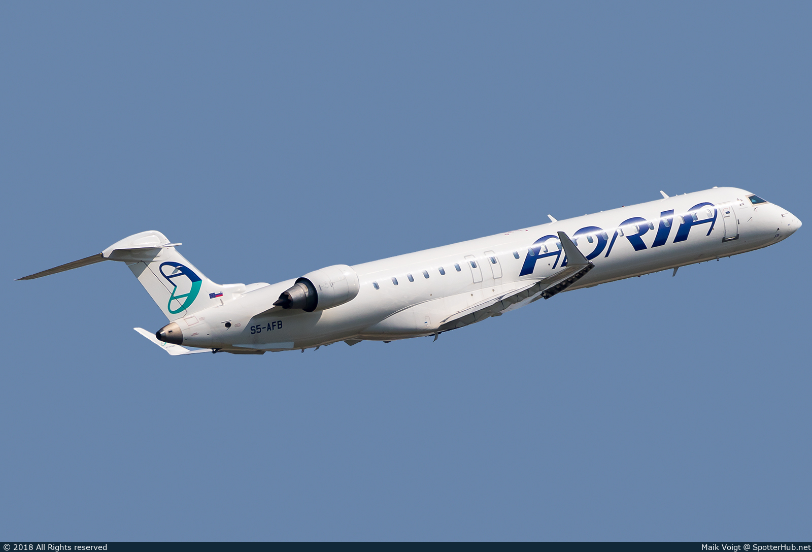 Photo of S5-AFB - Bombardier CRJ-900ER operated by Adria Airways