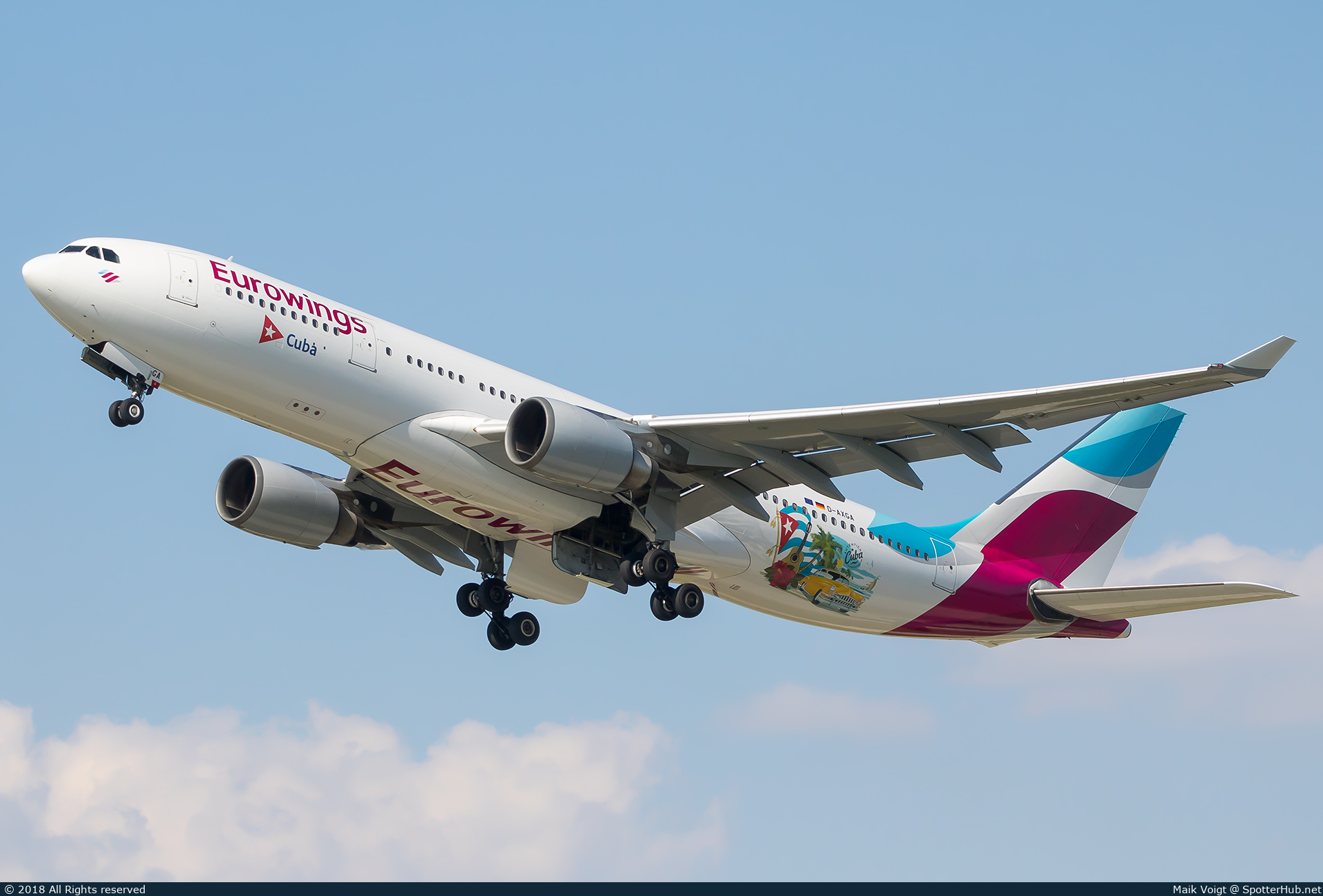 Photo of D-AXGA - Airbus A330-203 operated by Eurowings (opb SunExpress Germany)
