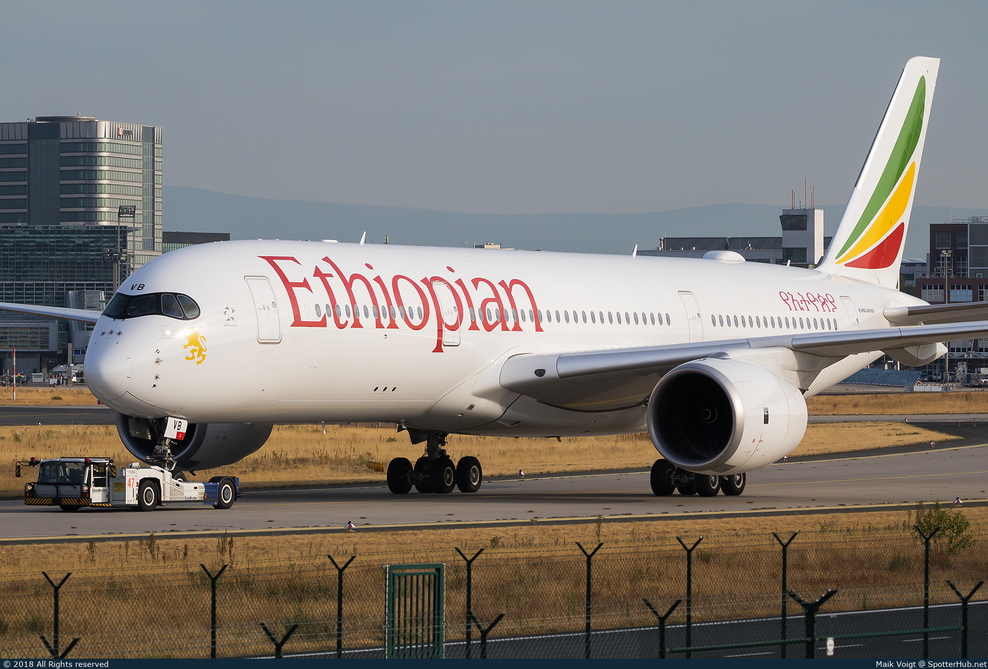 Photo of ET-AVB - Airbus A350-941 operated by Ethiopian Airlines