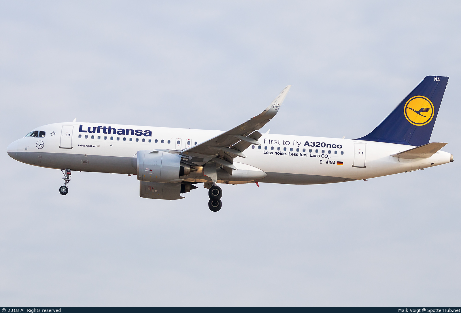Photo of D-AINA - Airbus A320-271N operated by Lufthansa