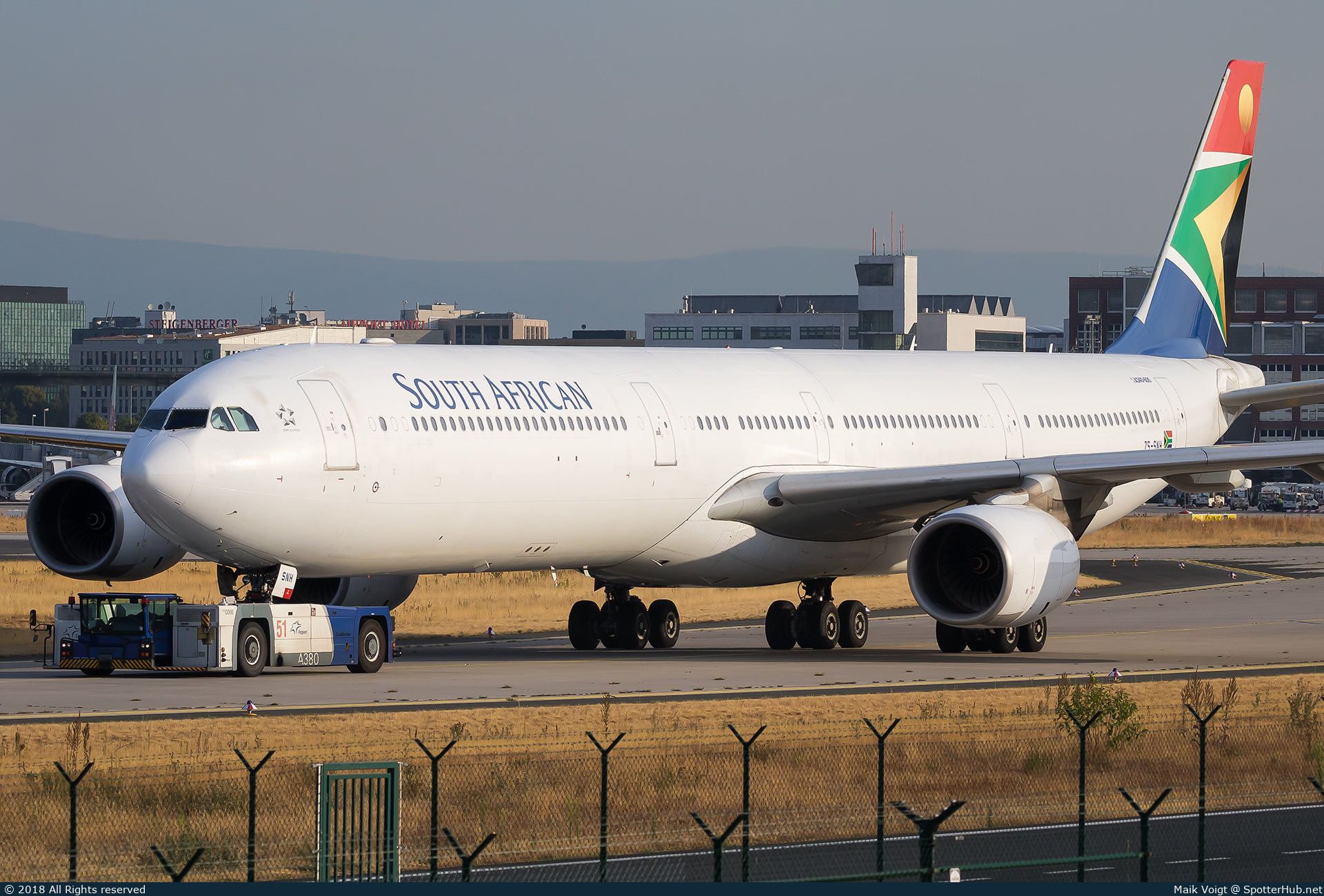 Photo of ZS-SNH - Airbus A340-642 operated by South African Airways