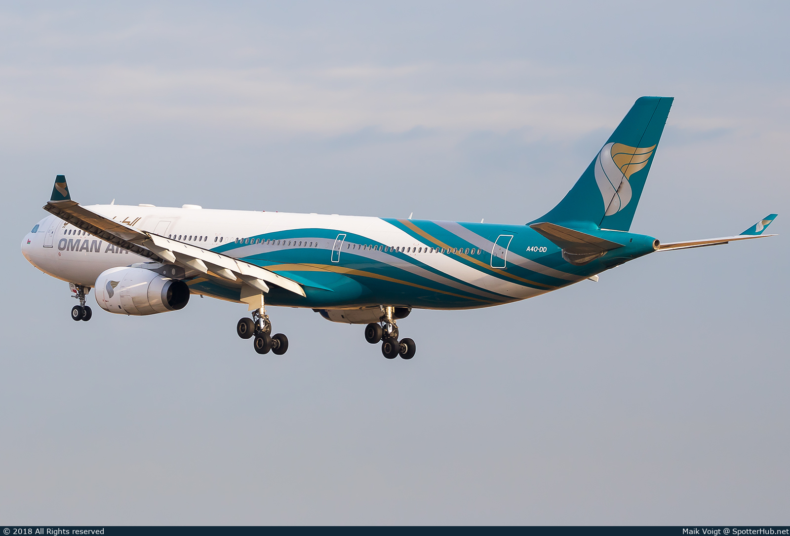 Photo of A4O-DD - Airbus A330-343 operated by Oman Air