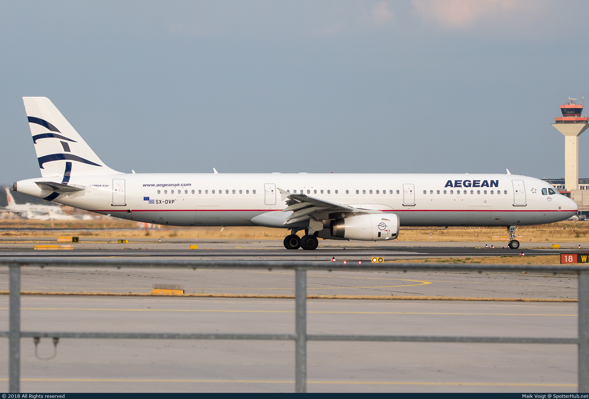 Photo of SX-DVP - Airbus A321-231 operated by Aegean Airlines