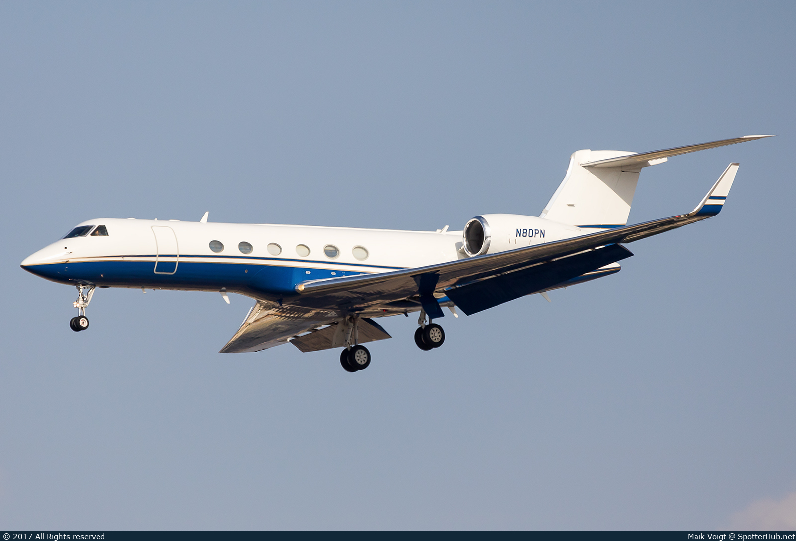 Photo of N80PN - Gulfstream GV operated by BKF Aviation