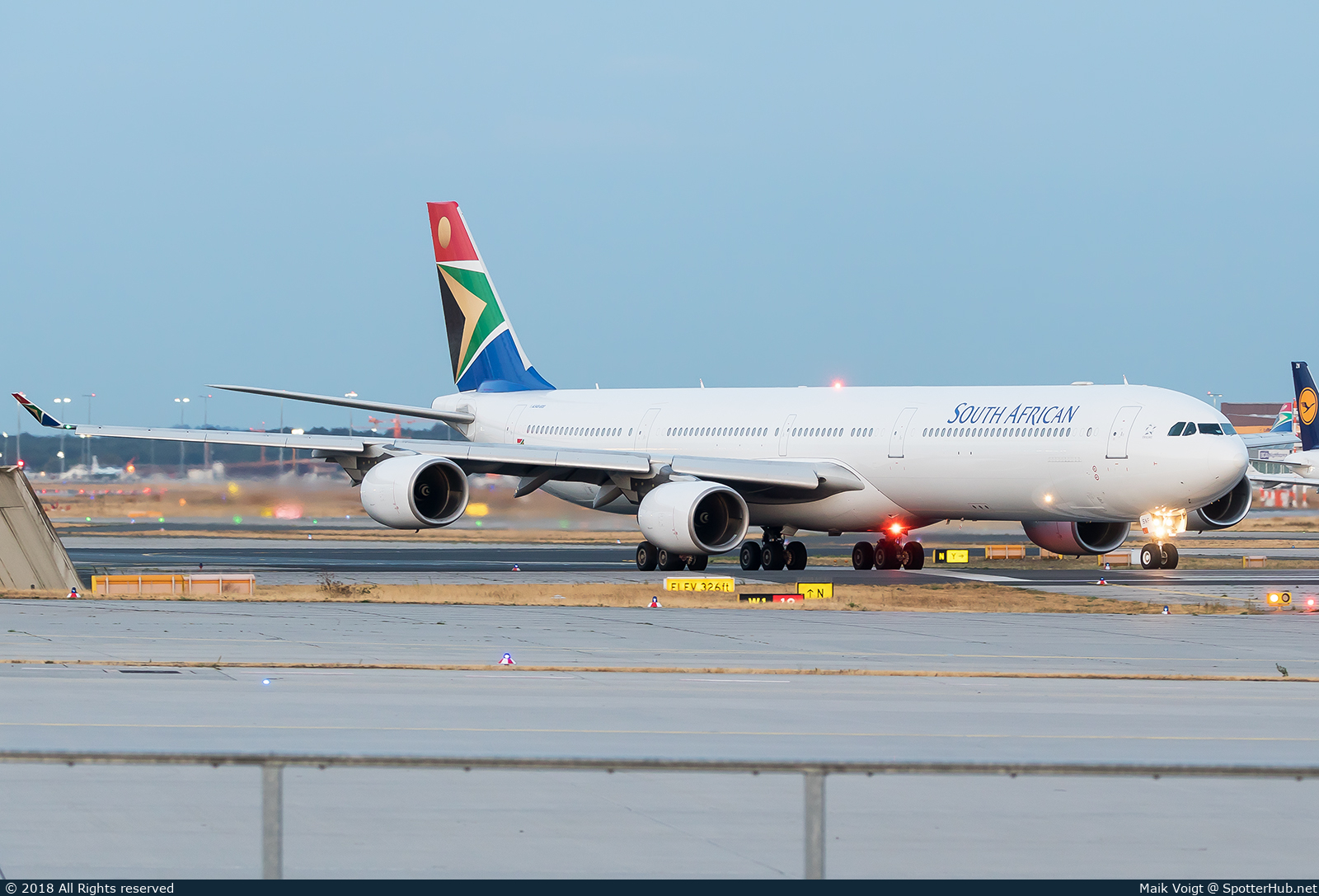 Photo of ZS-SNF - Airbus A340-642 operated by South African Airways