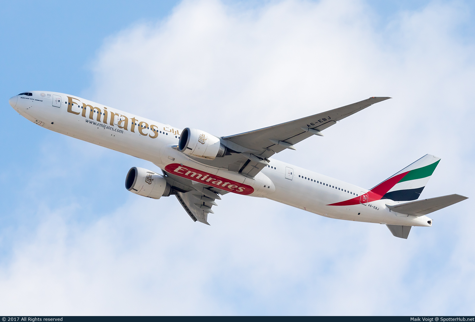 Photo of A6-EBJ - Boeing 777-36N(ER) operated by Emirates