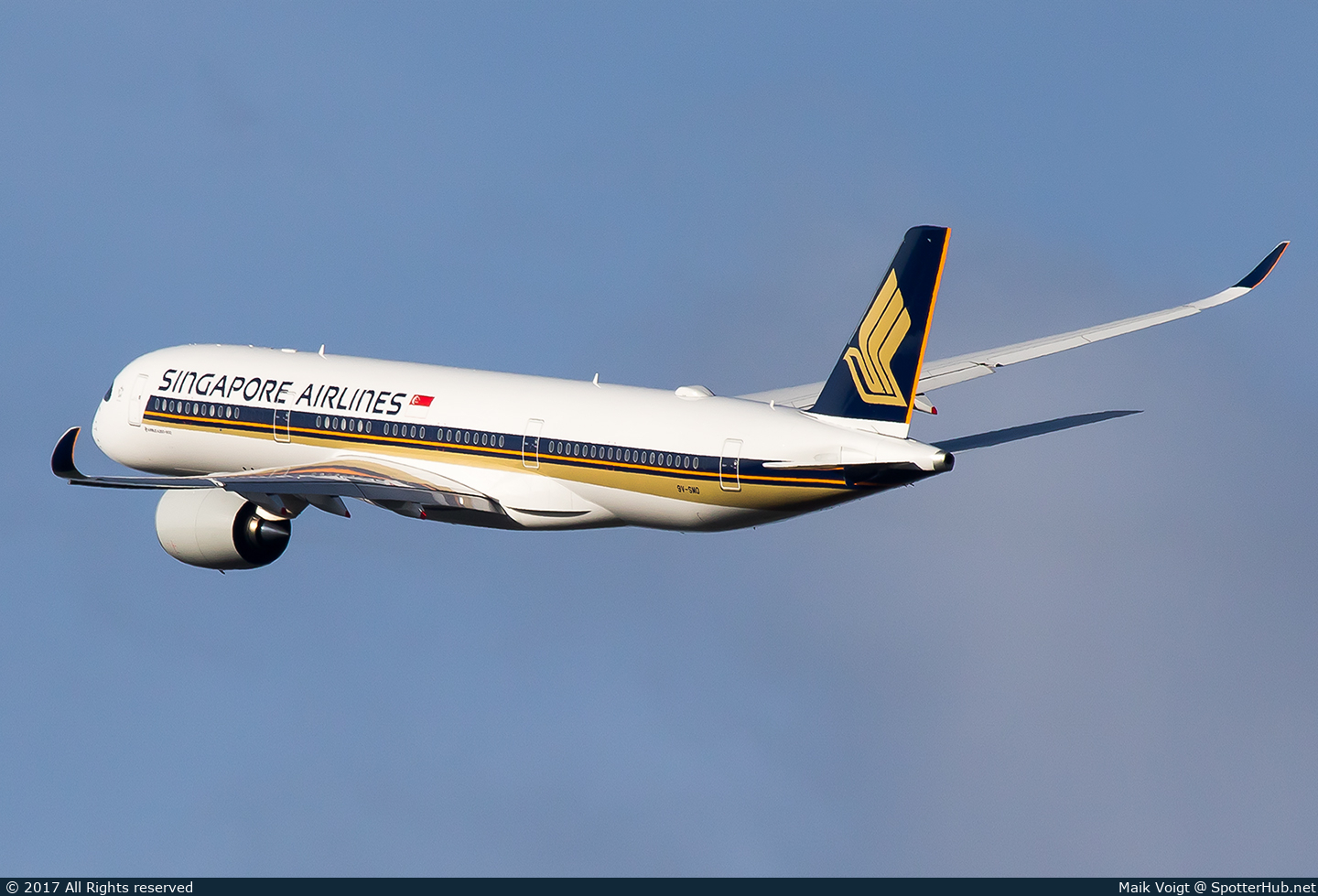 Photo of 9V-SMO - Airbus A350-941 operated by Singapore Airlines