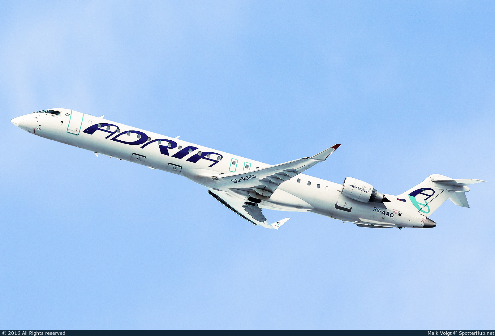 Photo of S5-AAO - Bombardier CRJ-900LR operated by Adria Airways