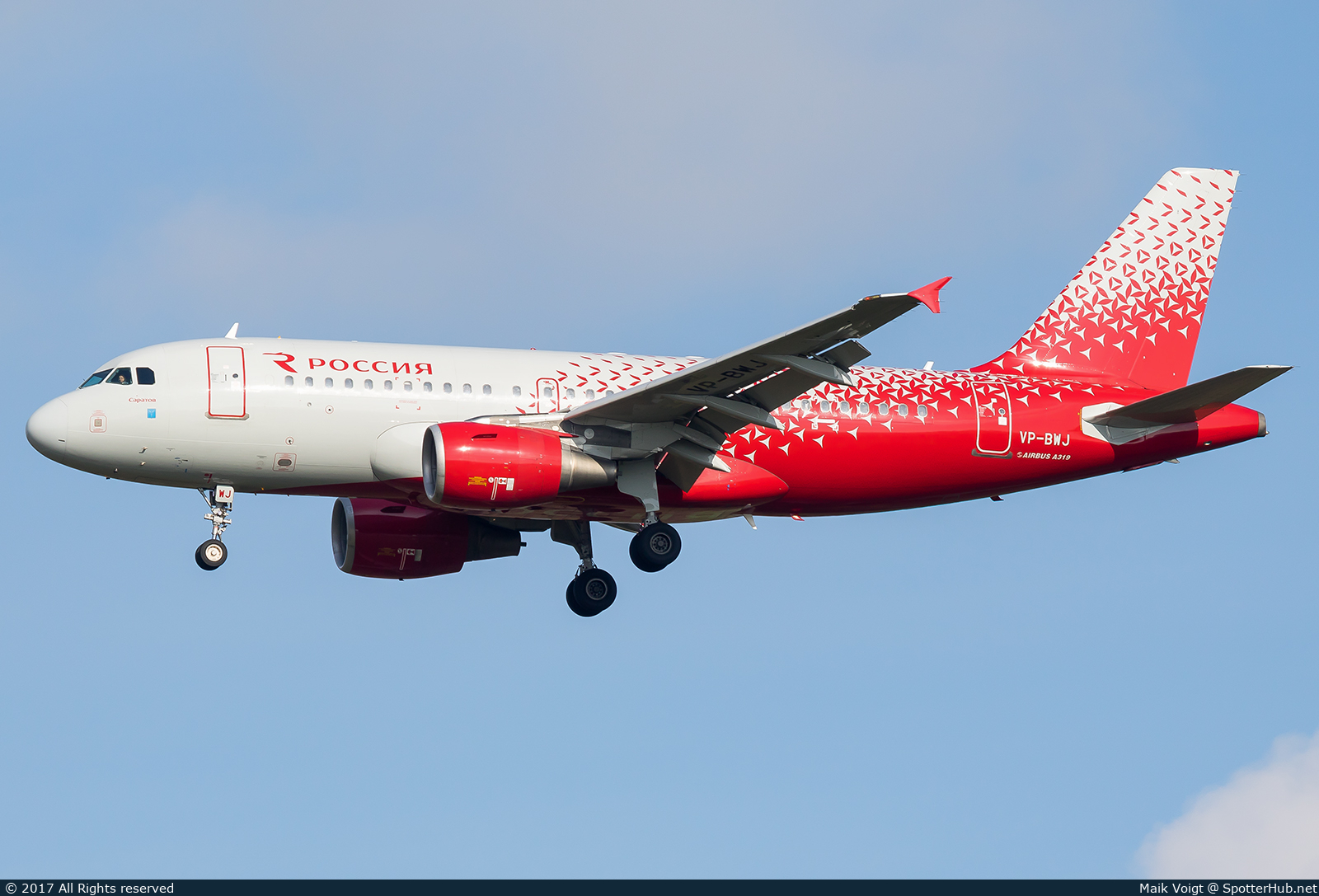 Photo of VP-BWJ - Airbus A319-111 operated by Rossiya Airlines