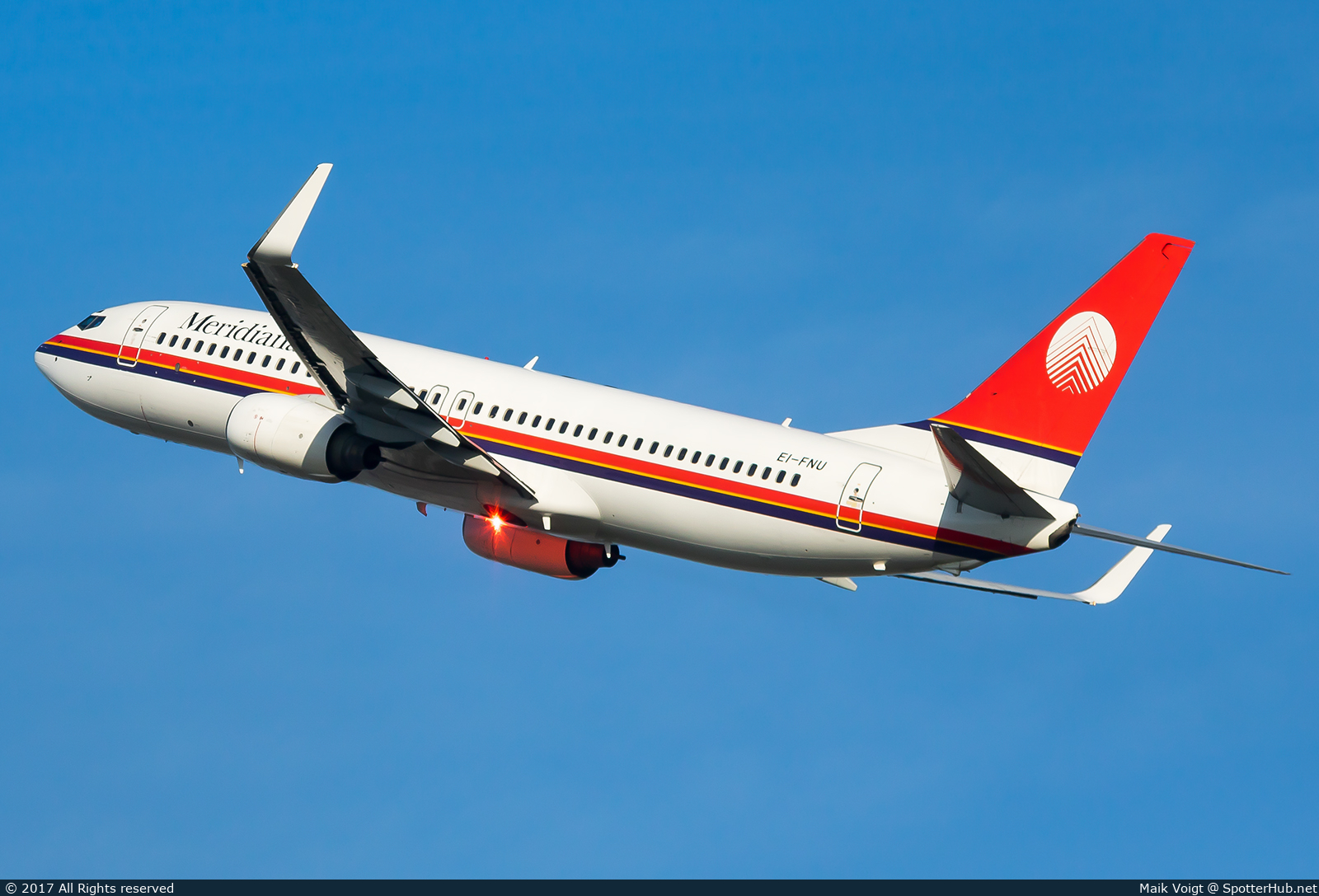 Photo of EI-FNU - Boeing 737-86N operated by Meridiana