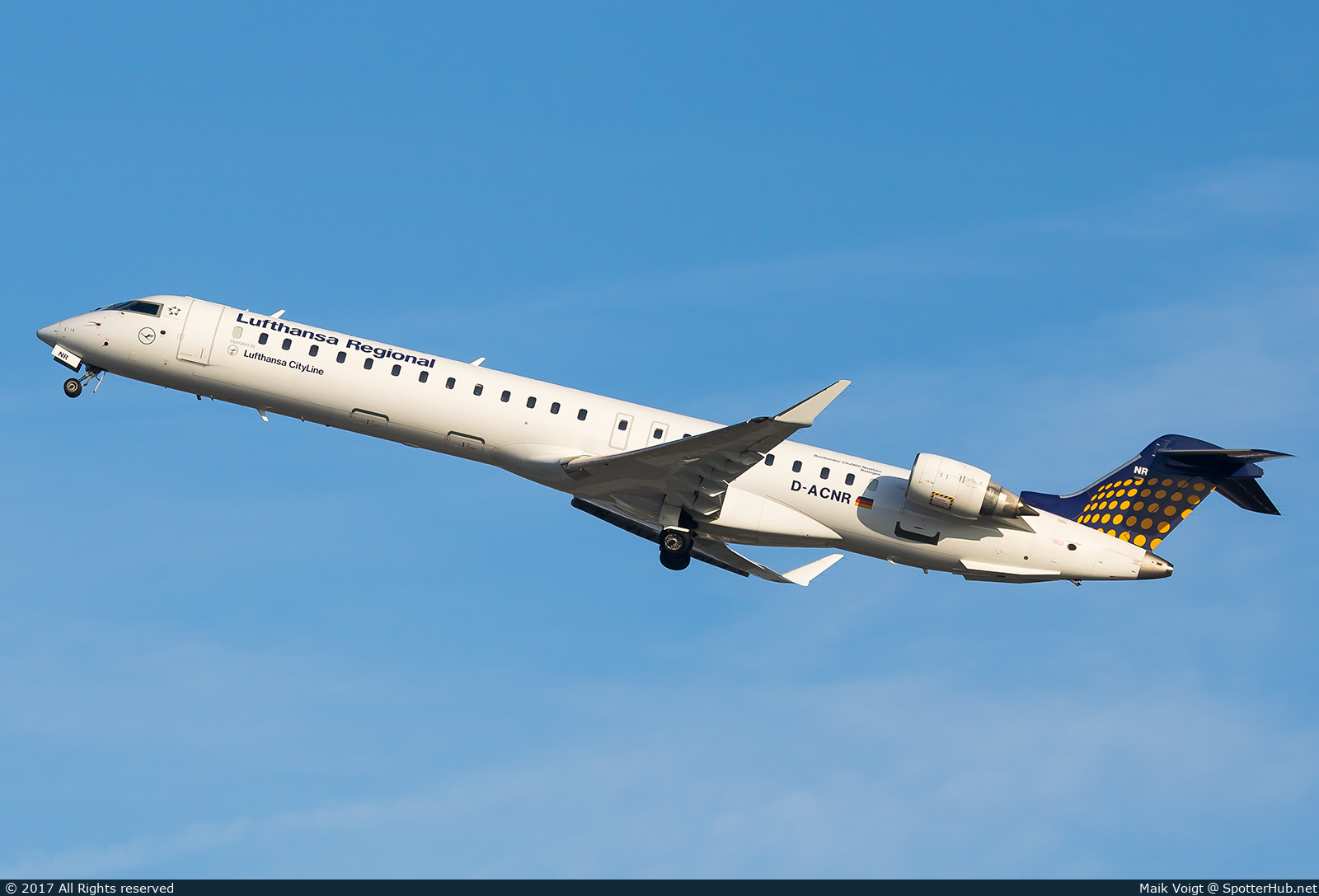 Photo of D-ACNR - Bombardier CRJ-900LR operated by Lufthansa CityLine
