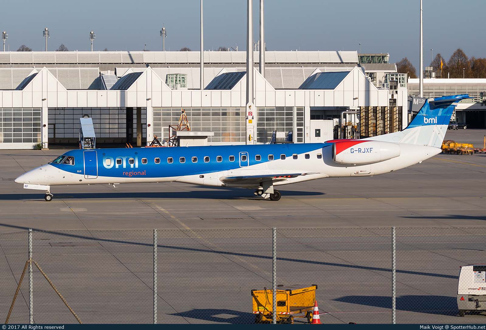 Photo of G-RJXF - Embraer ERJ-145EP operated by bmi Regional
