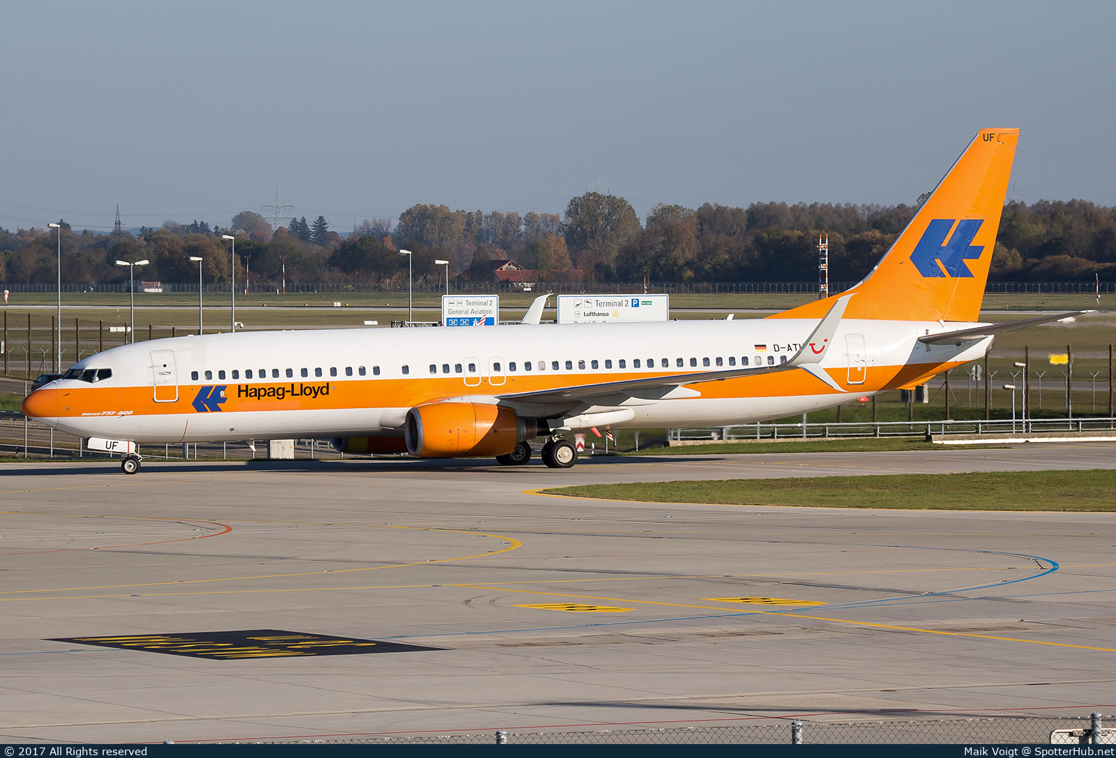 Photo of D-ATUF - Boeing 737-8K5 operated by TUIfly