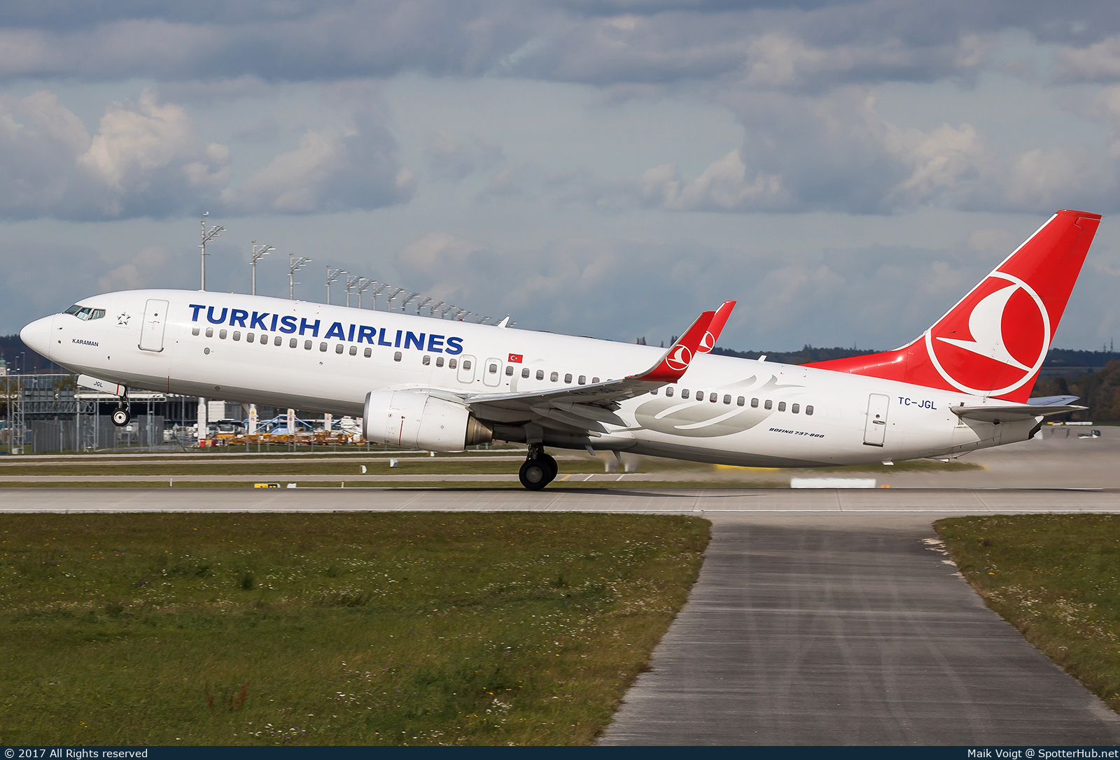 Photo of TC-JGL - Boeing 737-8F2 operated by Turkish Airlines