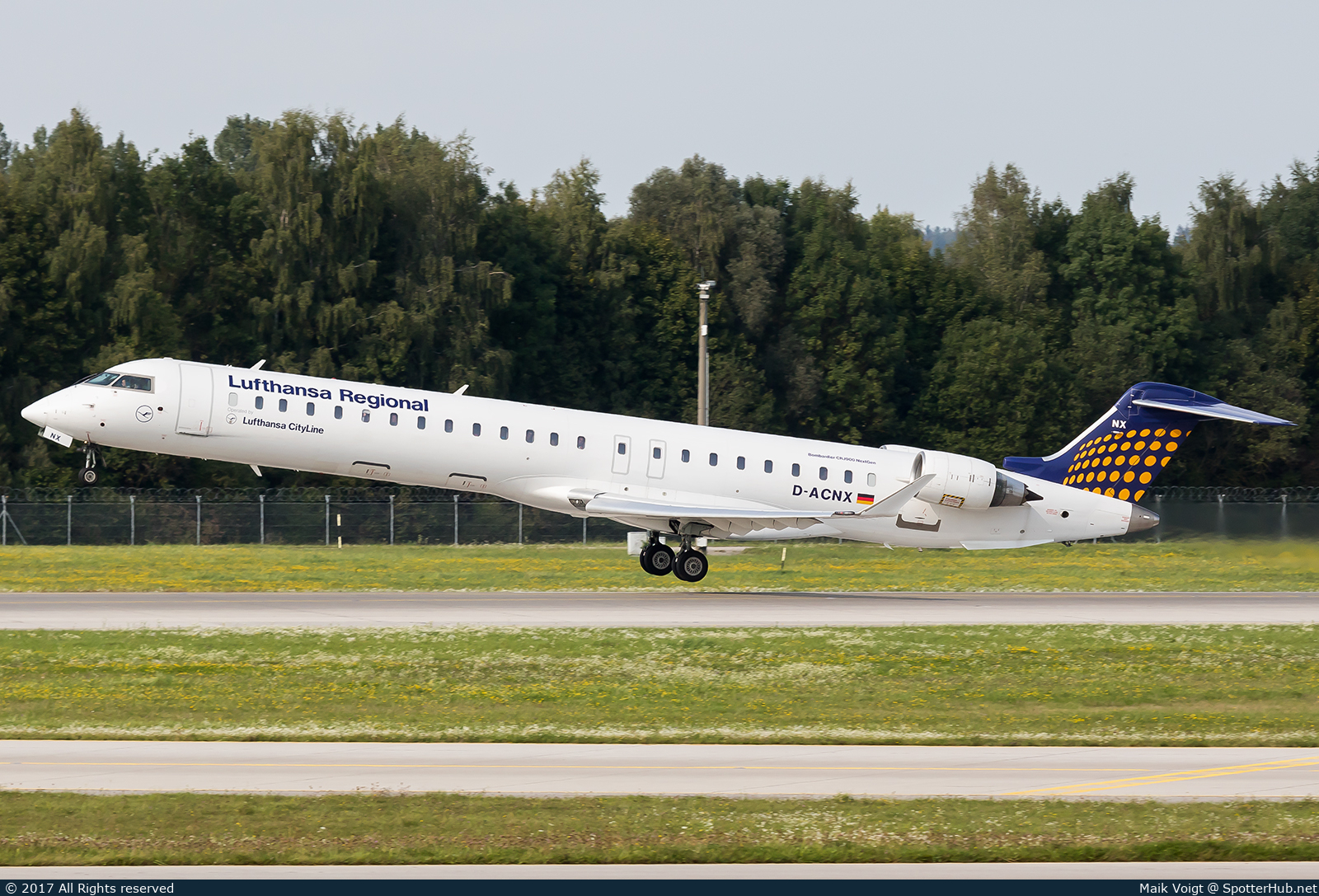 Photo of D-ACNX - Bombardier CRJ-900LR operated by Lufthansa CityLine