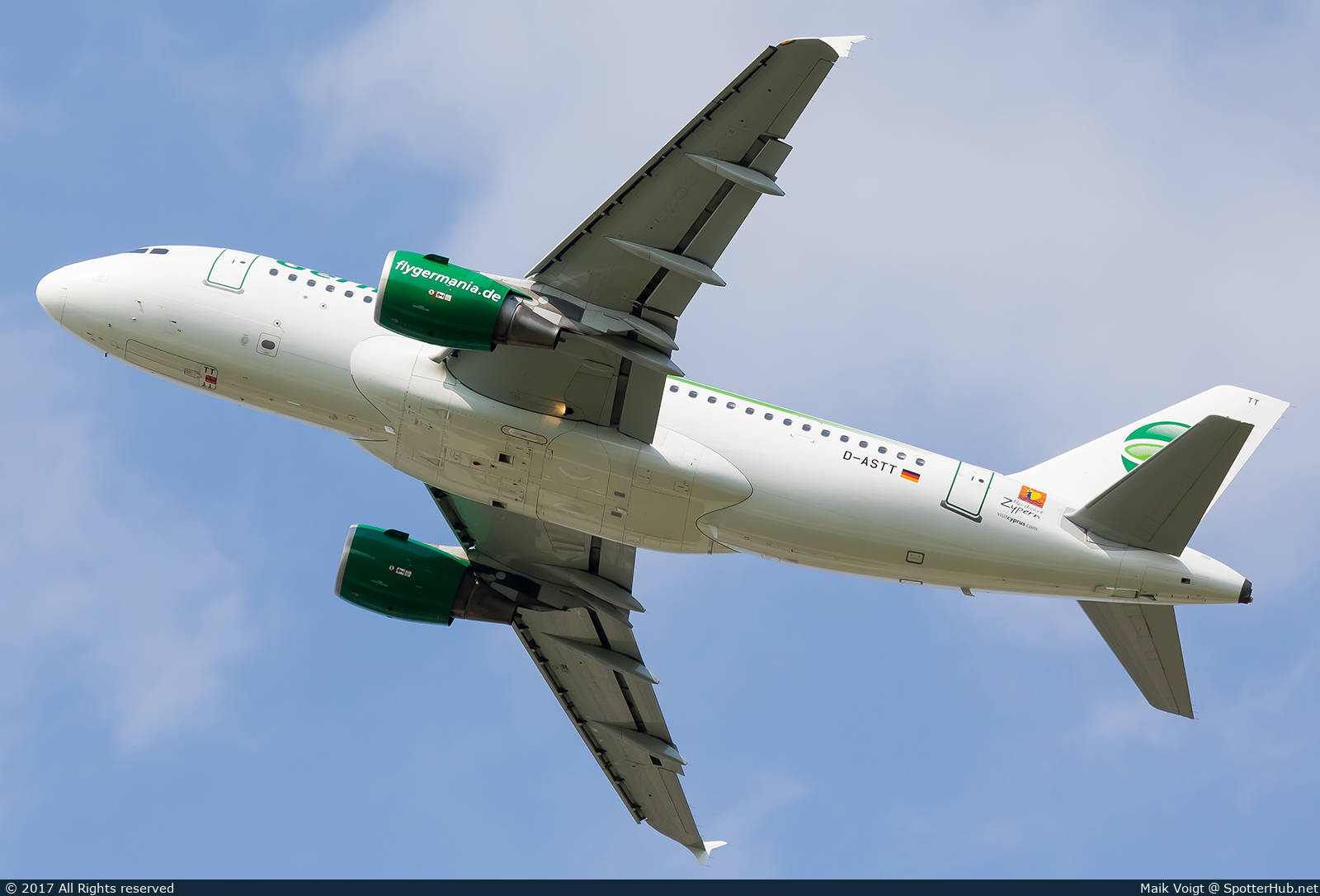Photo of D-ASTT - Airbus A319-112 operated by Germania