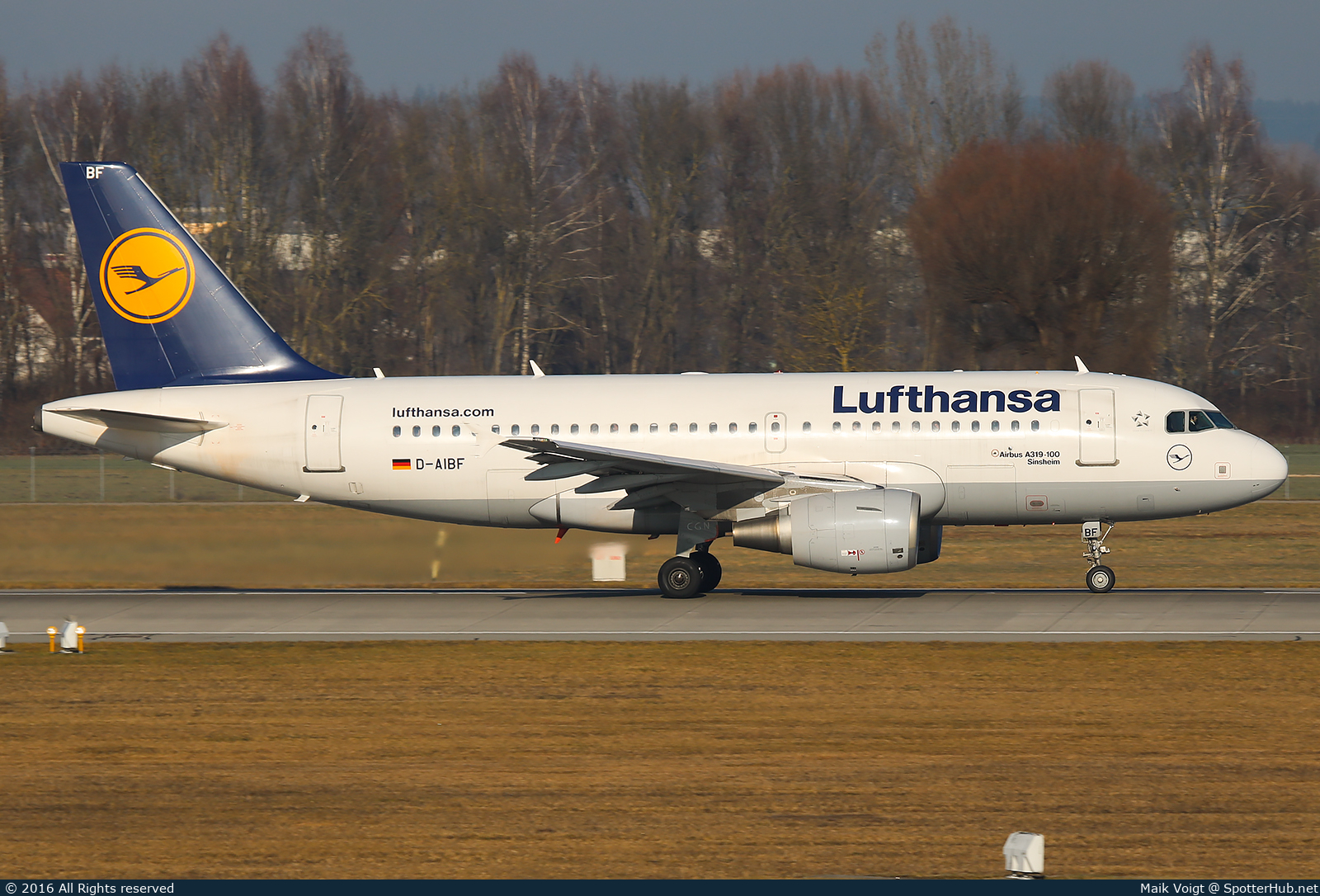 Photo of D-AIBF - Airbus A319-112 operated by Lufthansa
