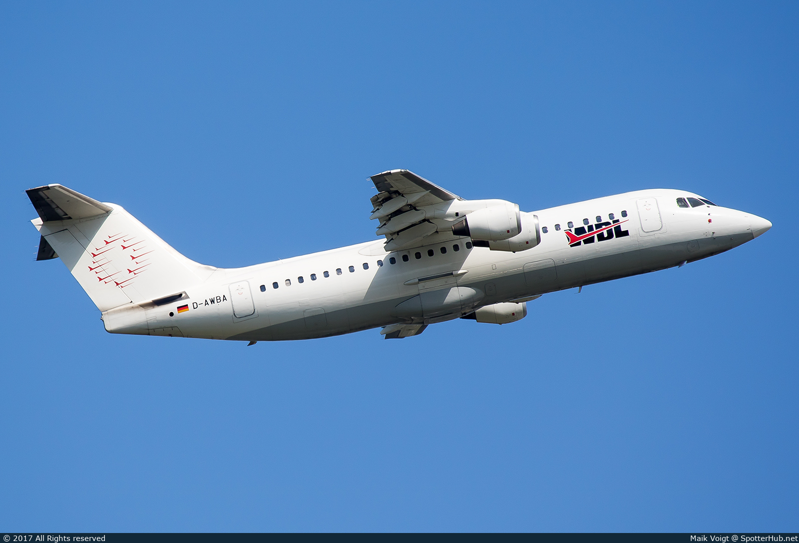 Photo of D-AWBA - British Aerospace 146-300 operated by WDL Aviation