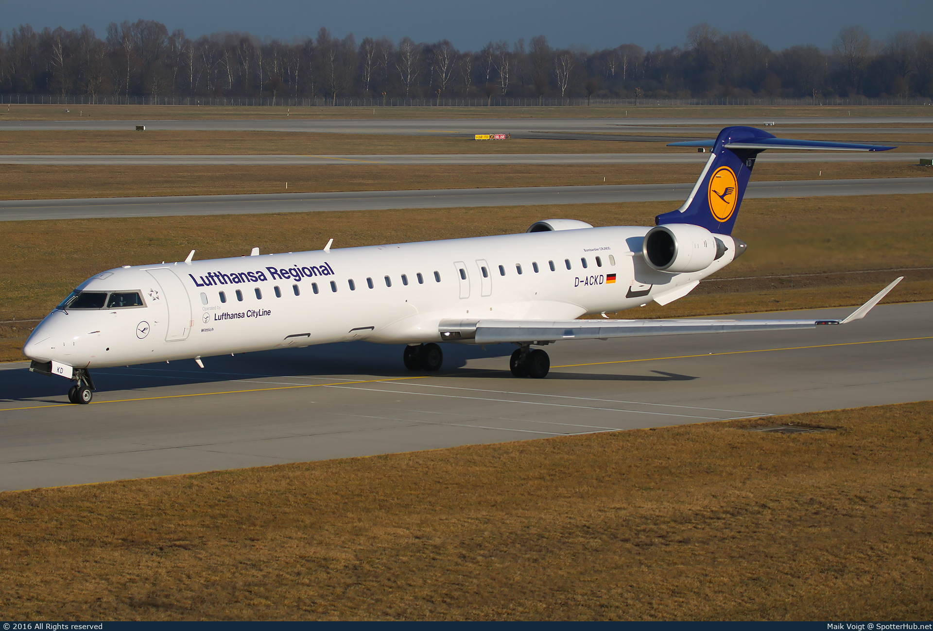 Photo of D-ACKD - Bombardier CRJ-900LR operated by Lufthansa CityLine