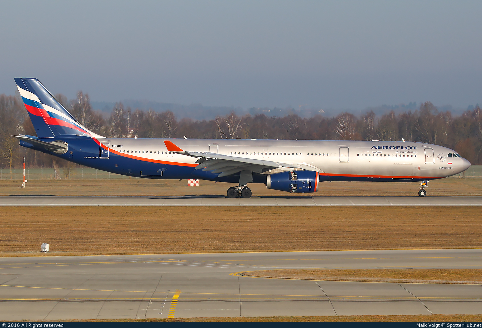 Photo of VP-BDE - Airbus A330-343 operated by Aeroflot