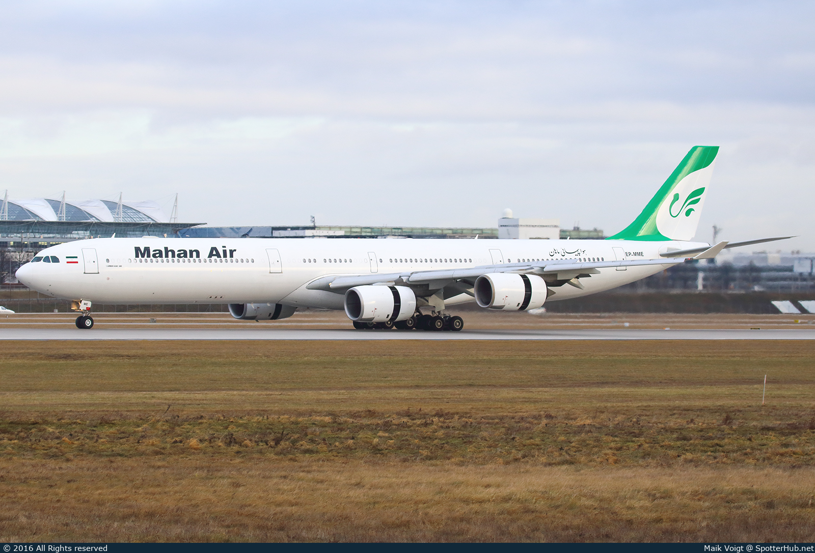 Photo of EP-MME - Airbus A340-642 operated by Mahan Air