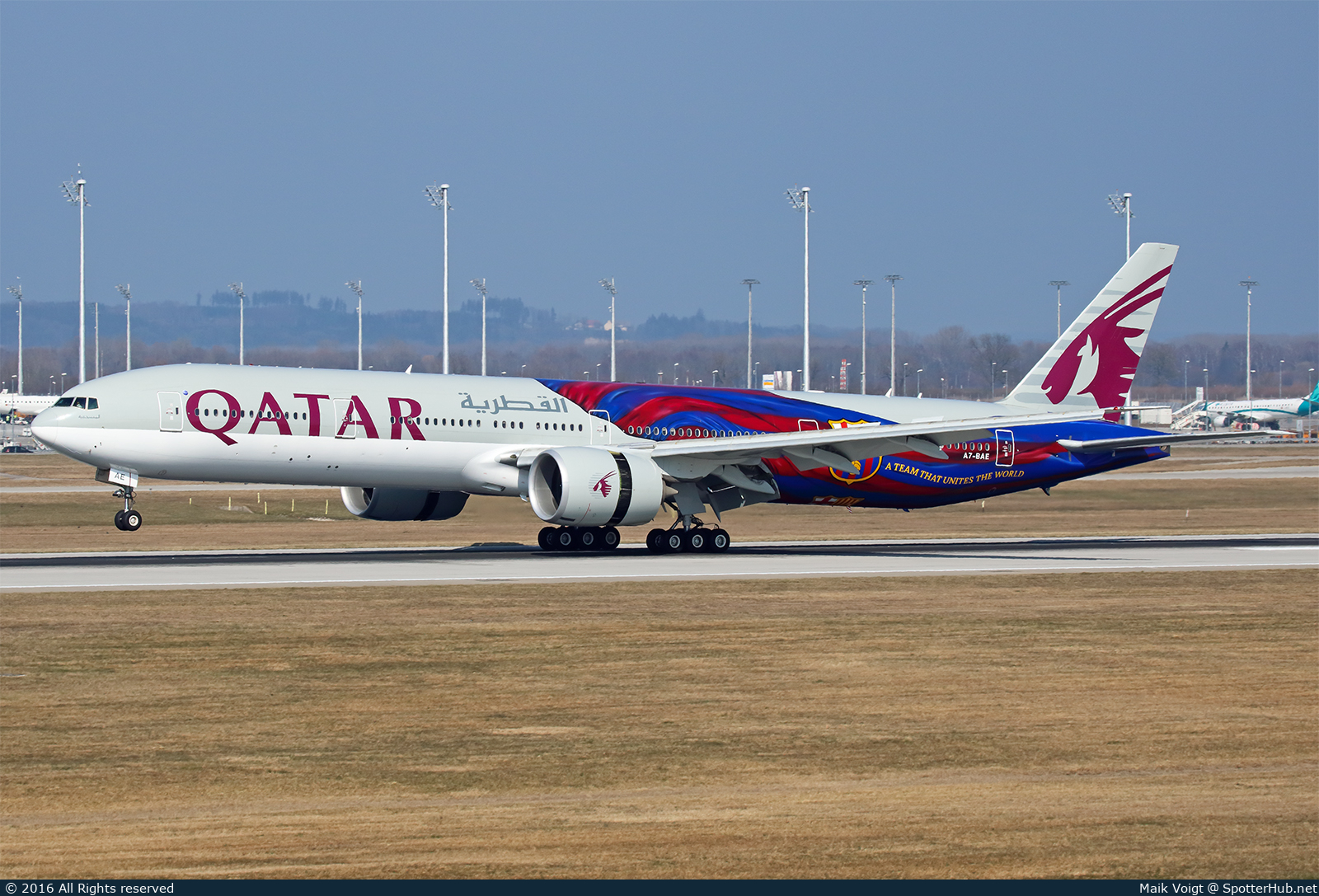Photo of A7-BAE - Boeing 777-3DZ(ER) operated by Qatar Airways