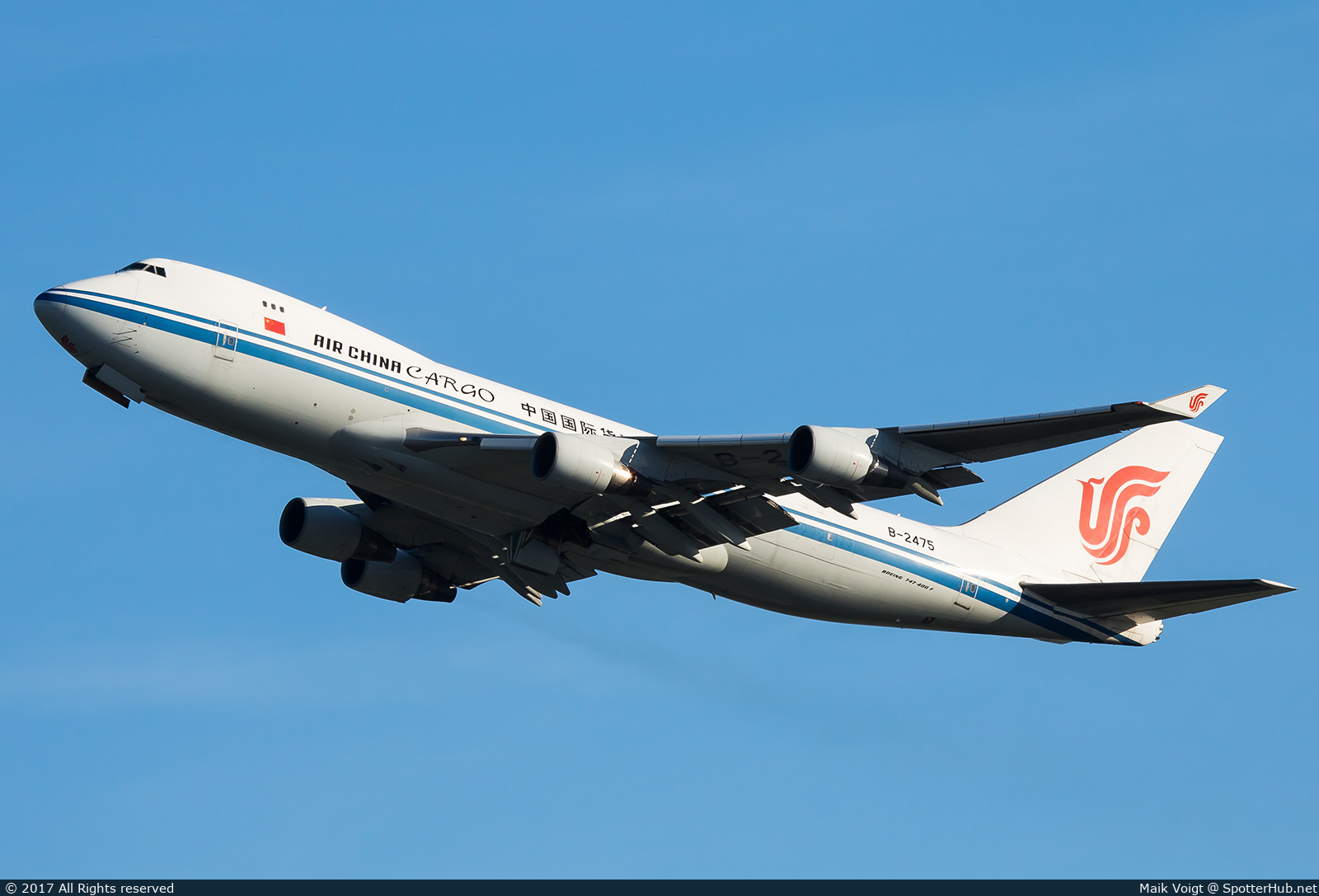 Photo of B-2475 - Boeing 747-4FTF operated by Air China Cargo