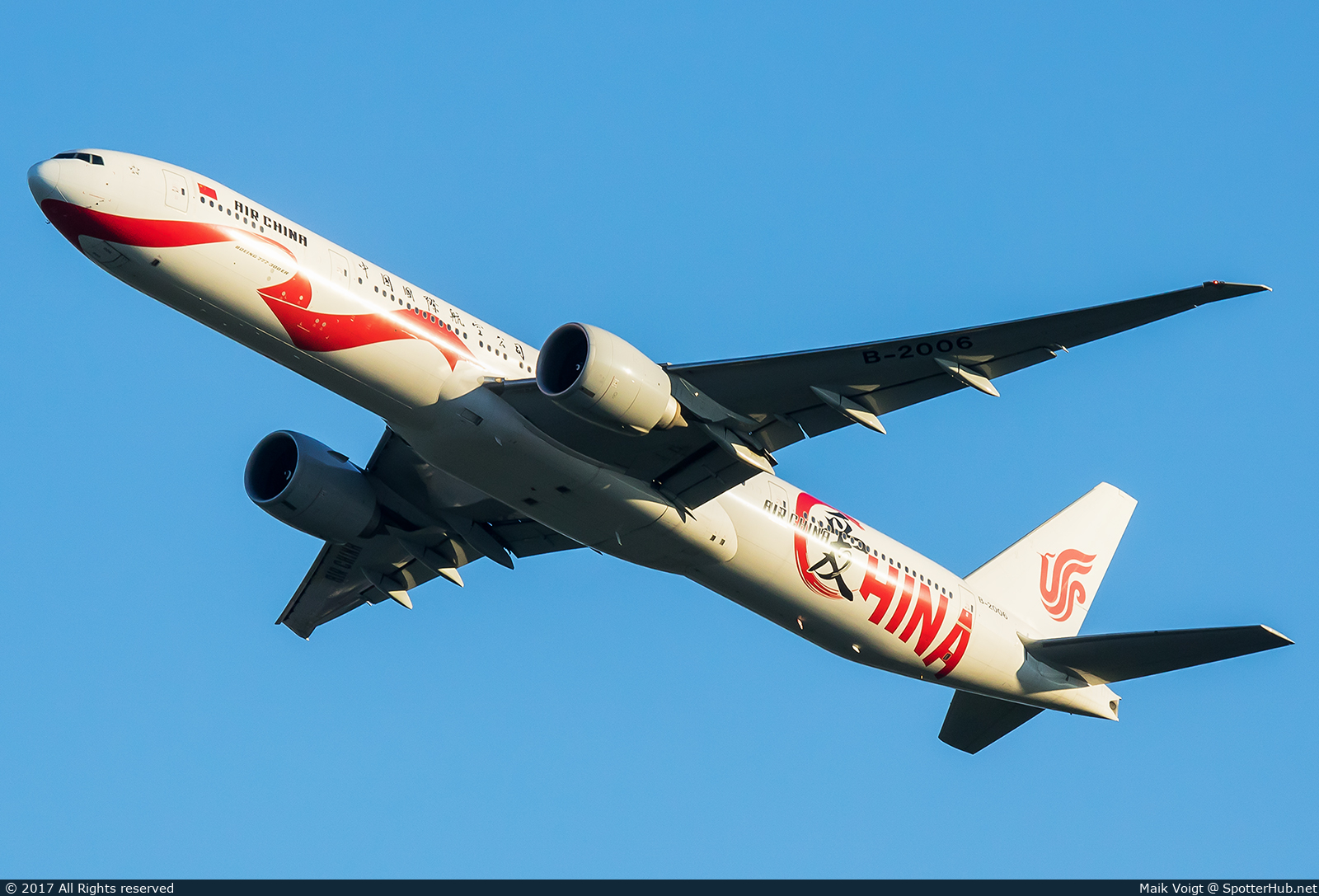 Photo of B-2006 - Boeing 777-39L(ER) operated by Air China