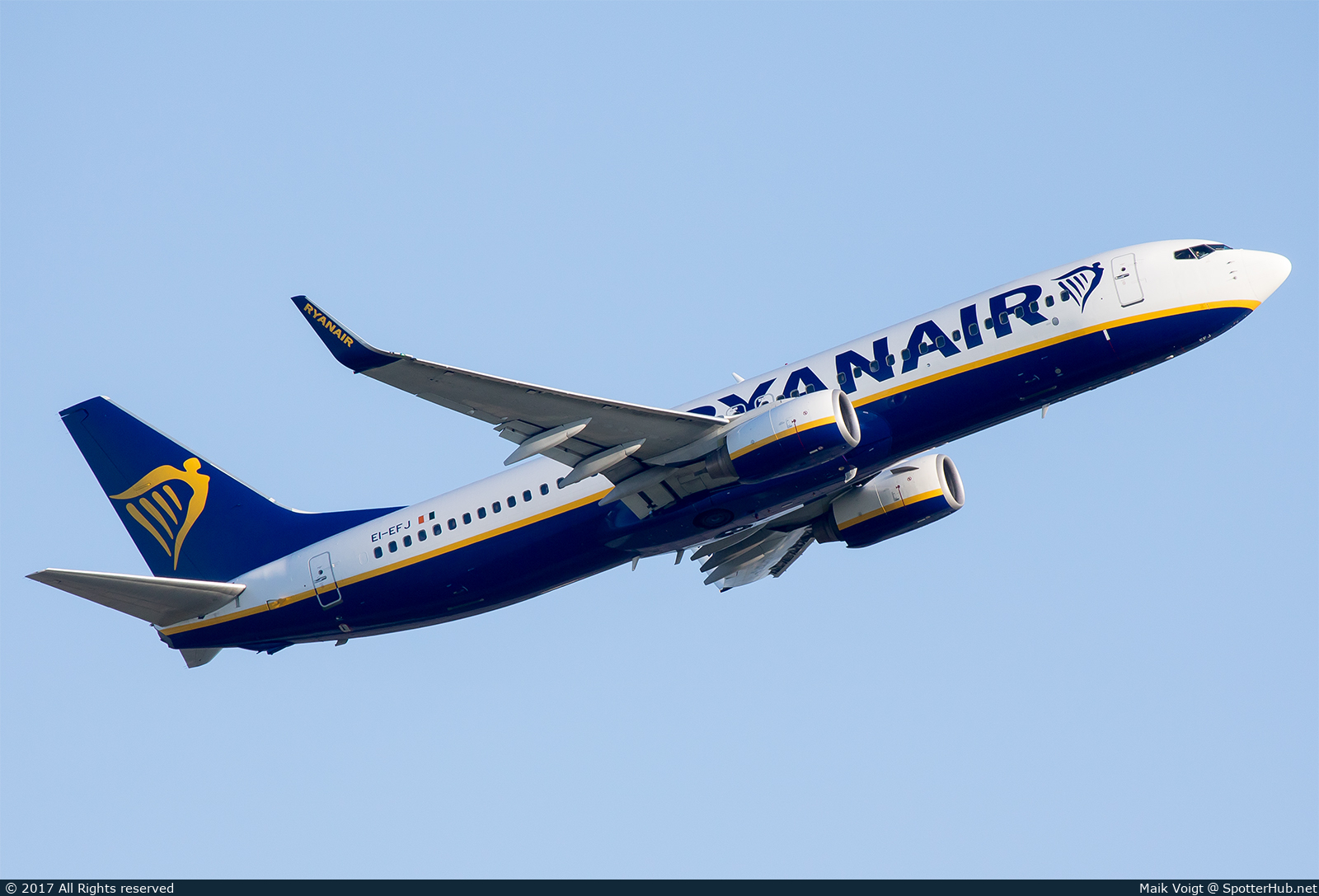Photo of EI-EFJ - Boeing 737-8AS operated by Ryanair