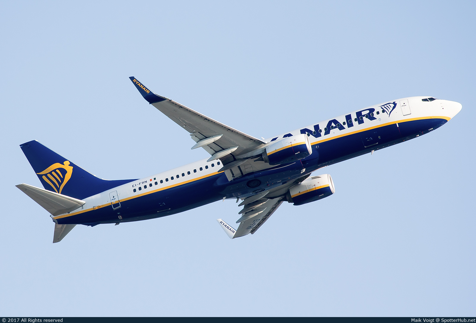 Photo of EI-FRN - Boeing 737-8AS operated by Ryanair