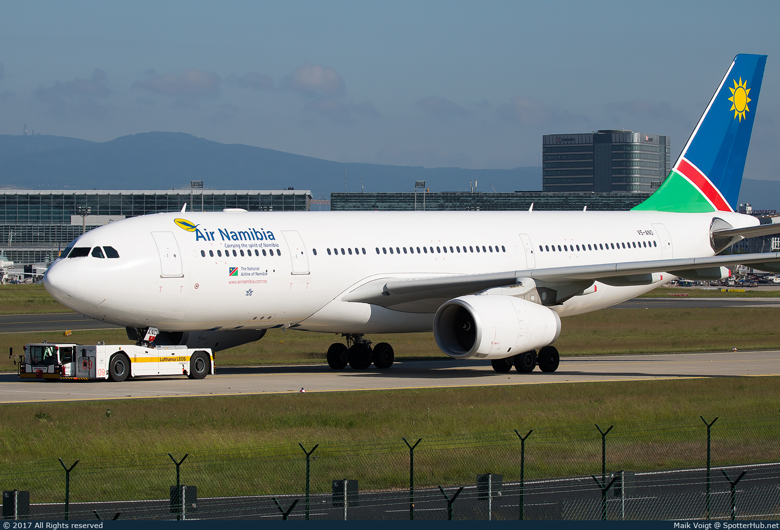 Photo of V5-ANO - Airbus A330-243 operated by Air Namibia