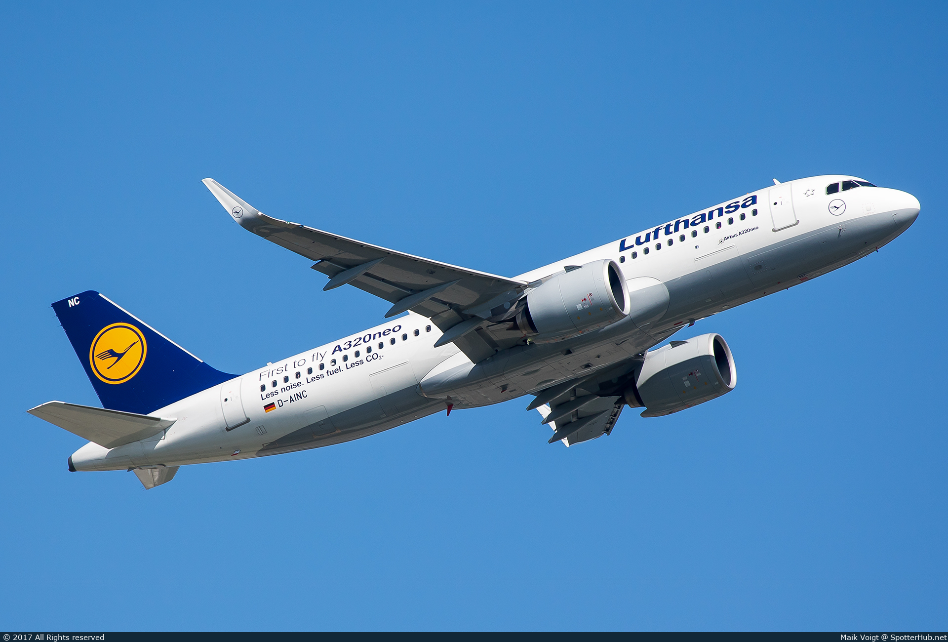 Photo of D-AINC - Airbus A320-271N operated by Lufthansa