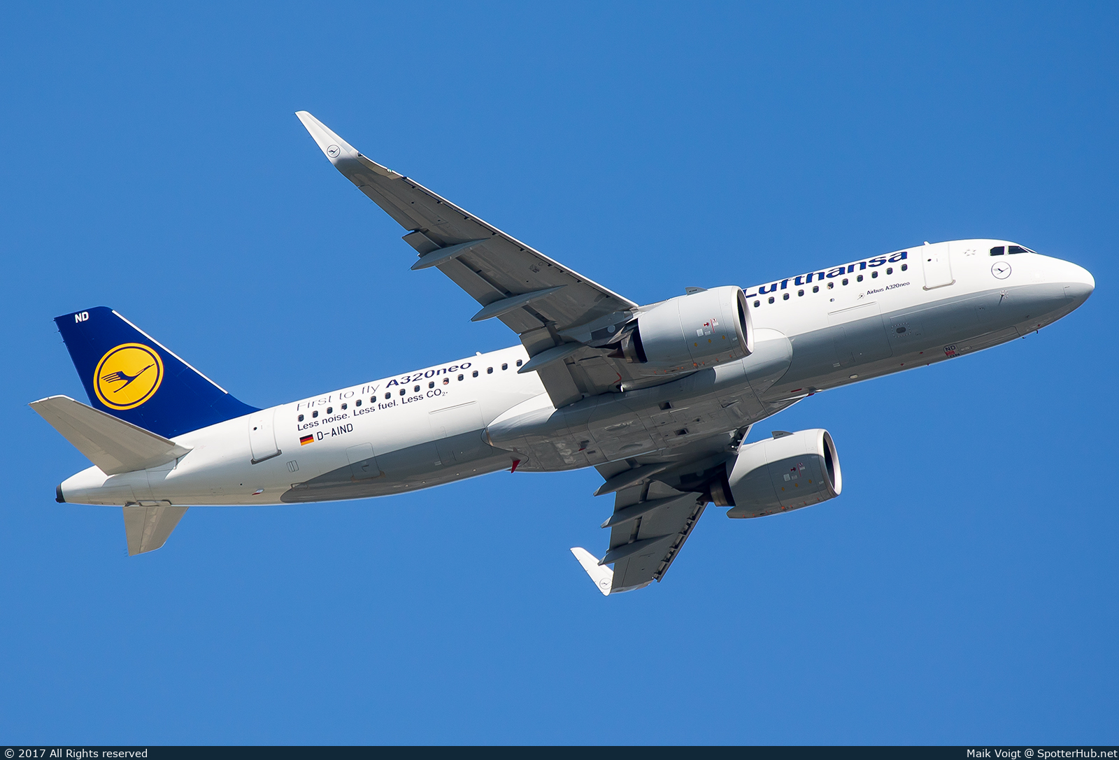 Photo of D-AIND - Airbus A320-271N operated by Lufthansa
