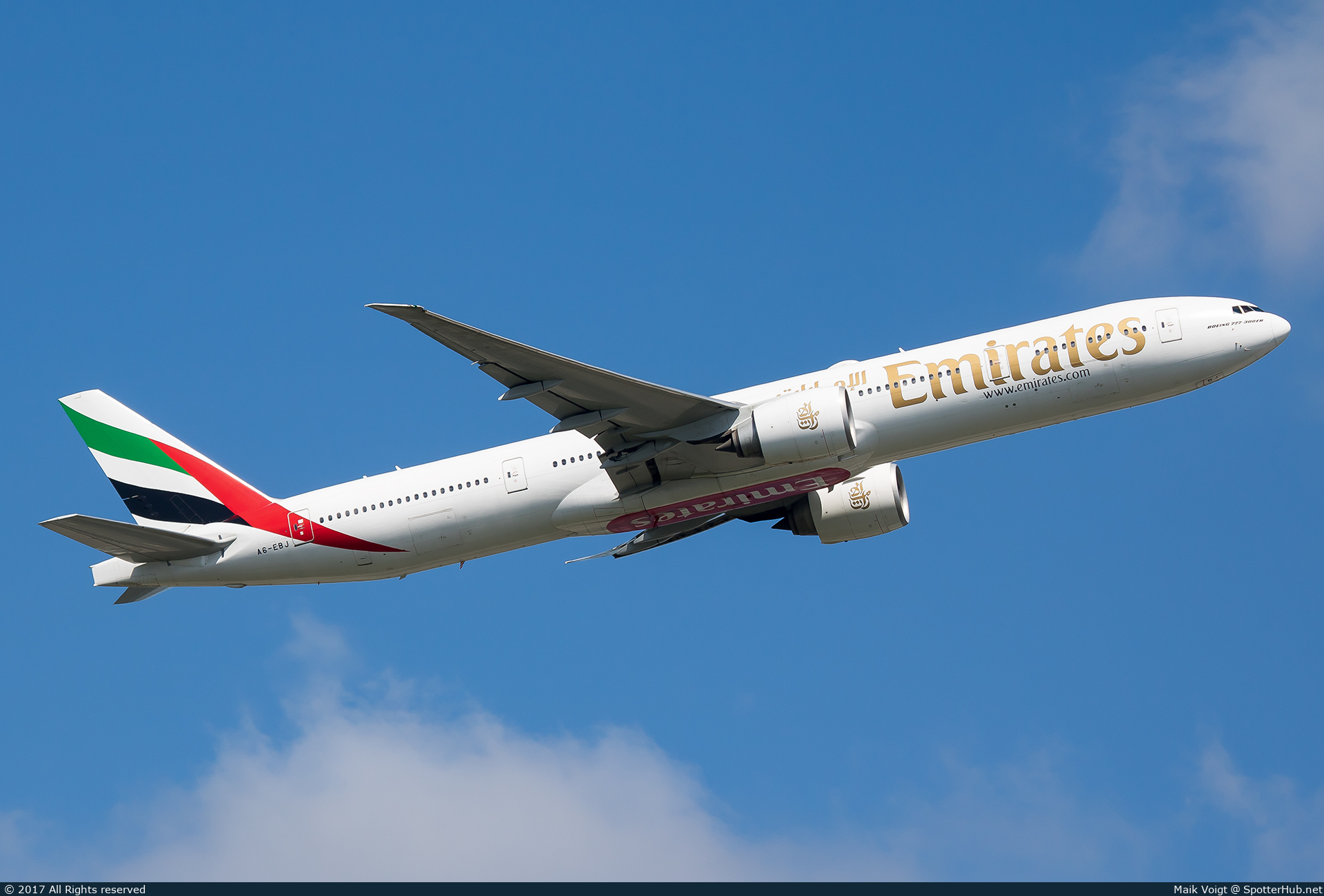 Photo of A6-EBJ - Boeing 777-36N(ER) operated by Emirates