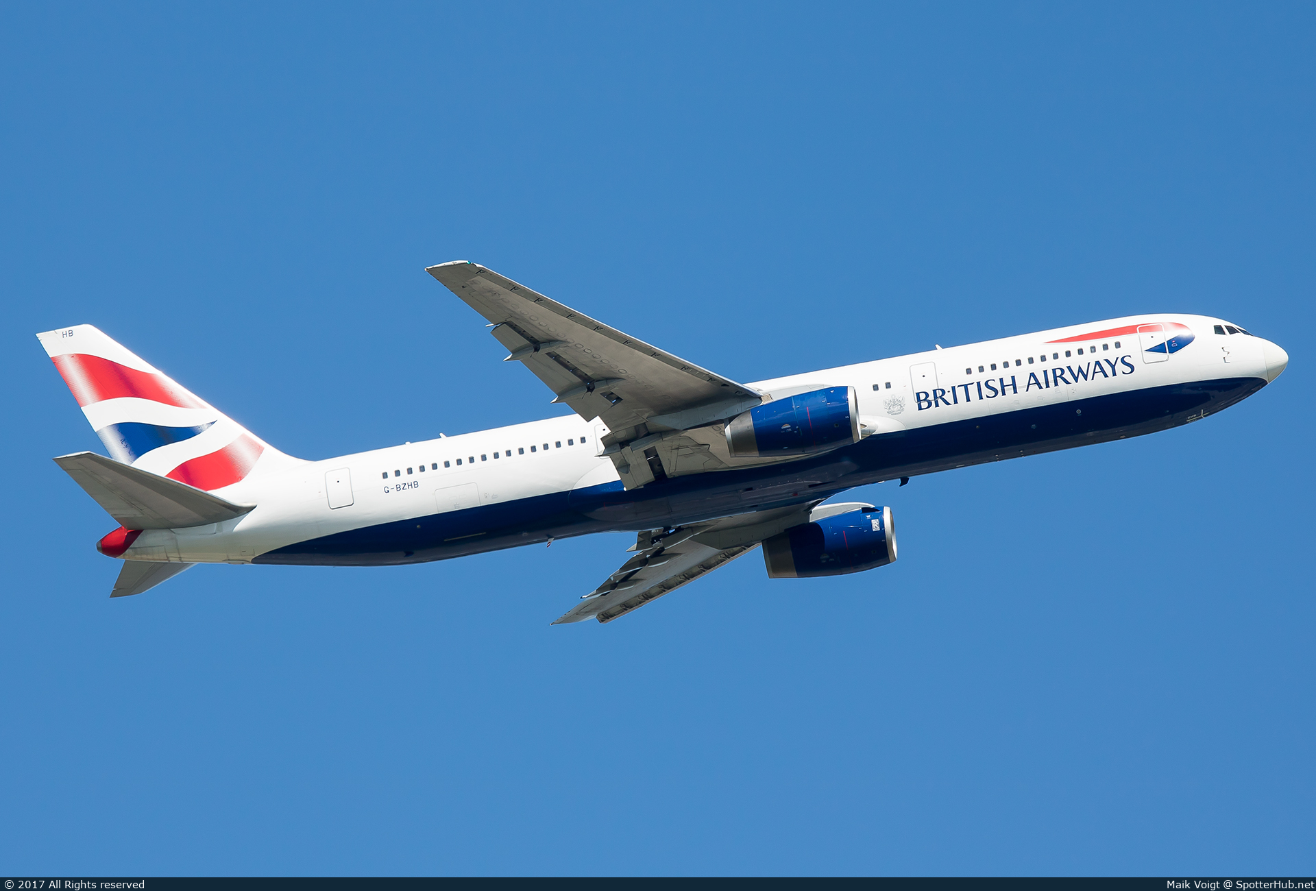 Photo of G-BZHB - Boeing 767-336(ER) operated by British Airways