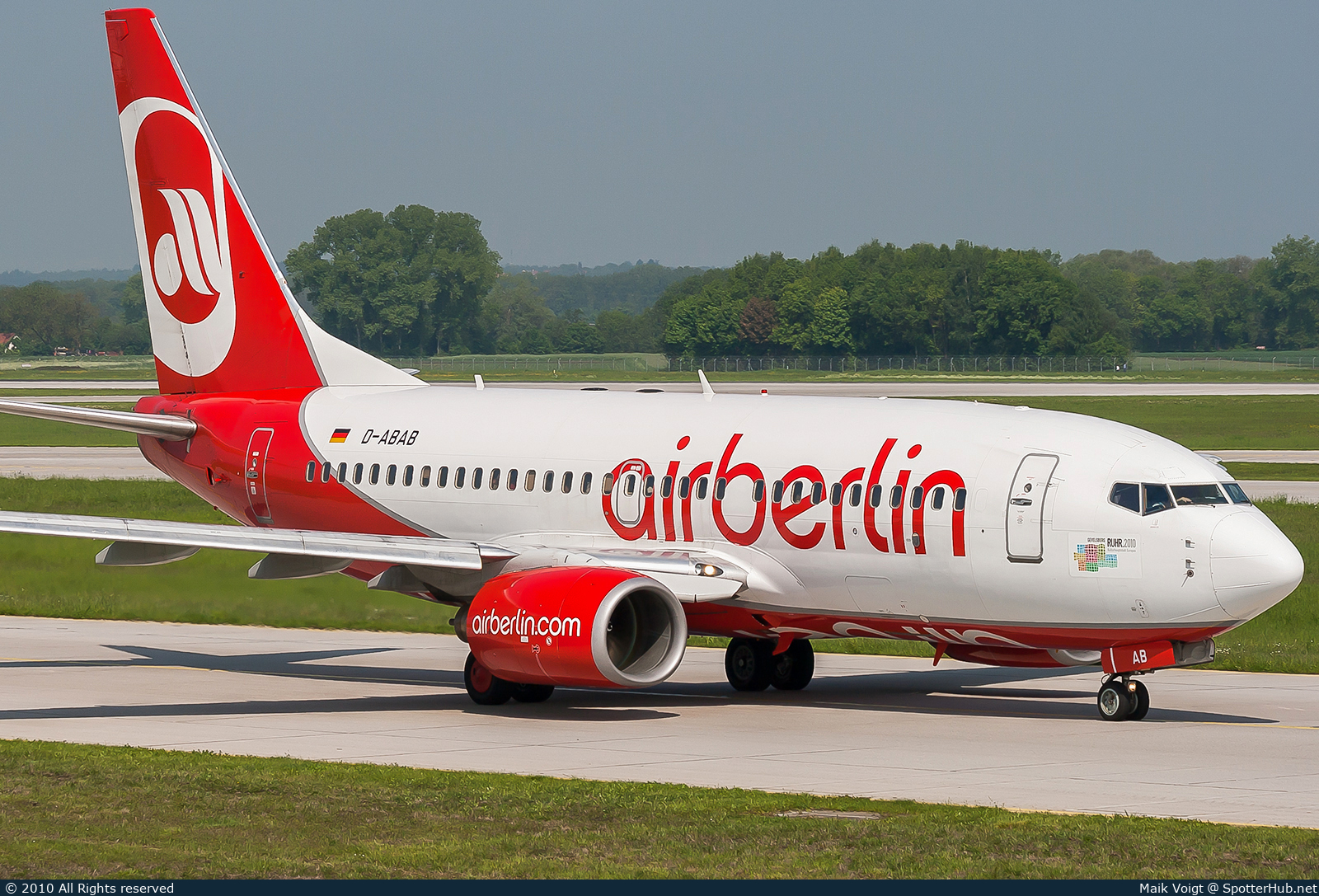 Photo of D-ABAB - Boeing 737-76Q operated by Air Berlin