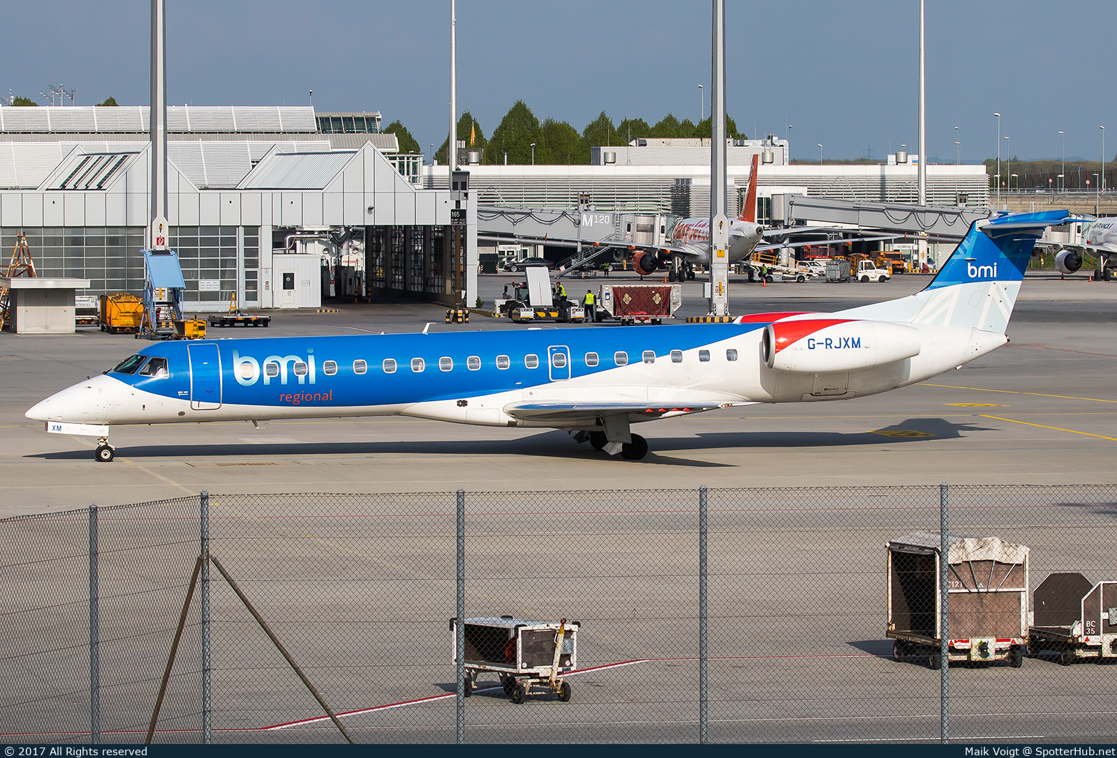 Photo of G-RJXM - Embraer ERJ-145MP operated by bmi Regional