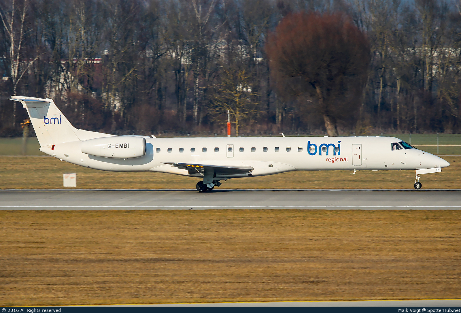 Photo of G-EMBI - Embraer ERJ-145EU operated by bmi Regional