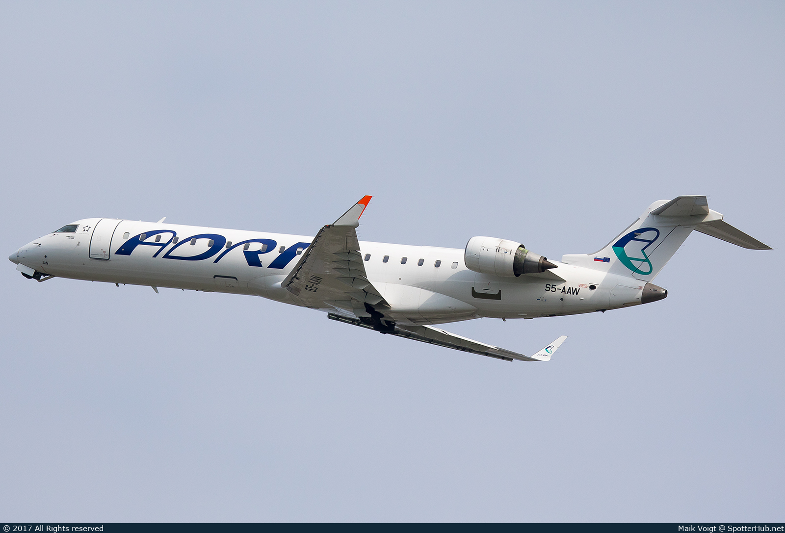Photo of S5-AAW - Bombardier CRJ-701 operated by Adria Airways