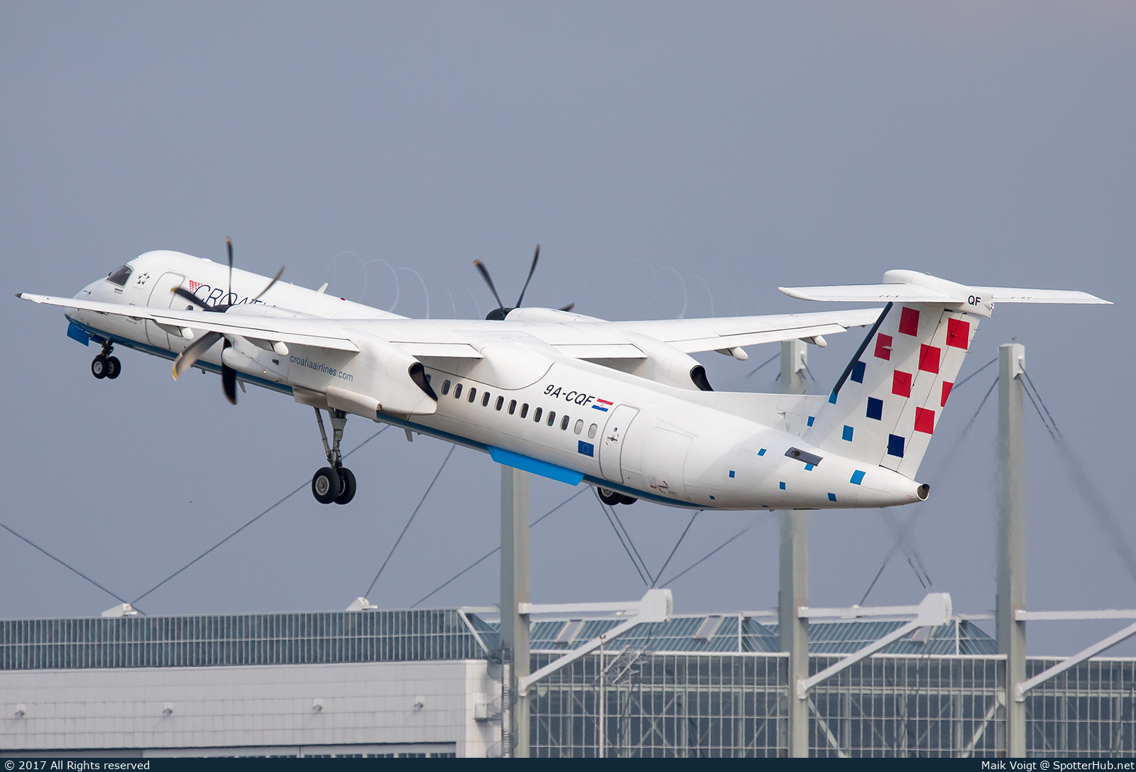 Photo of 9A-CQF - Bombardier DHC-8-402 Dash 8 Q400 operated by Croatia Airlines
