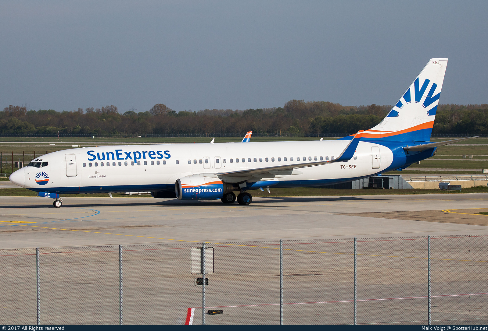 Photo of TC-SEE - Boeing 737-8CX operated by SunExpress