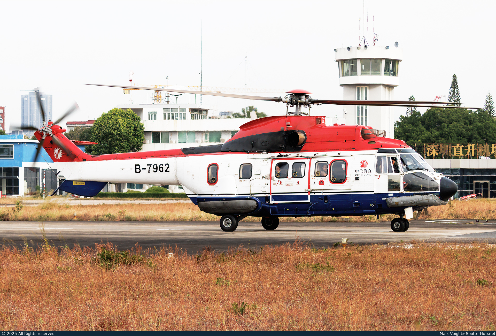 Photo of B-7962 - Aérospatiale AS332L1 Super Puma operated by CITIC Offshore Helicopter