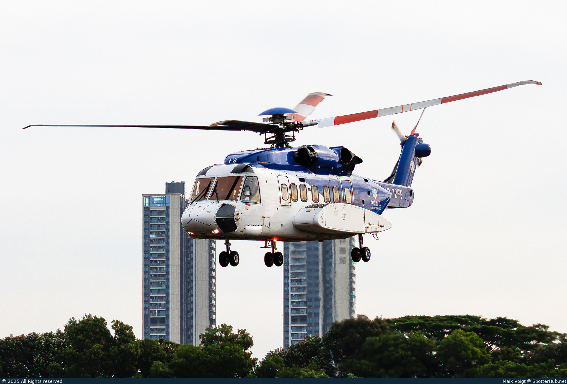 Photo of B-72F9 - Sikorsky S-92A Helibus operated by CITIC Offshore Helicopter