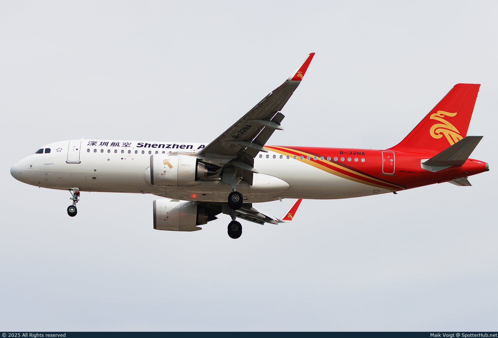 Photo of B-32NA - Airbus A320-251N operated by Shenzhen Airlines