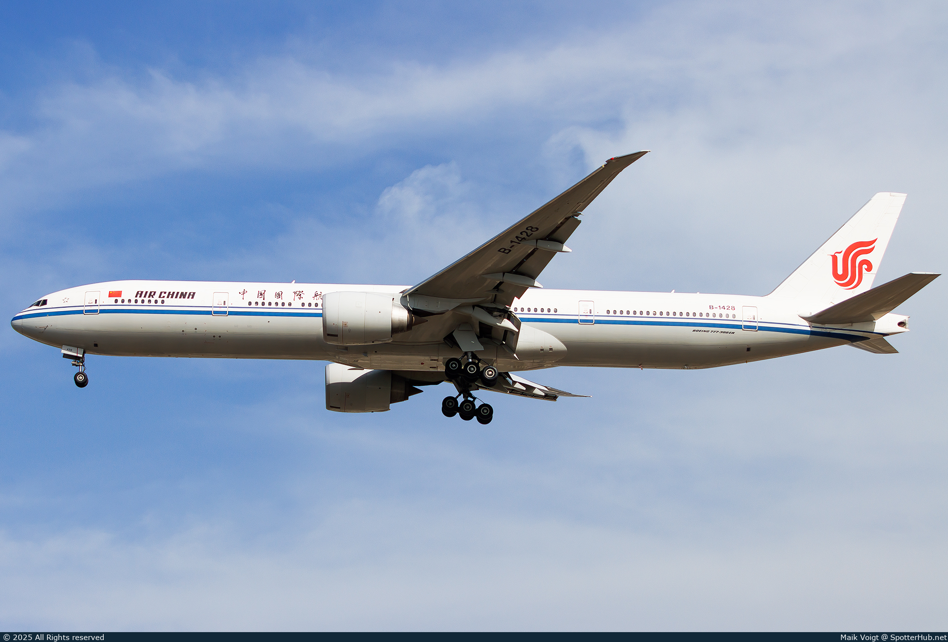 Photo of B-1428 - Boeing 777-39L(ER) operated by Air China